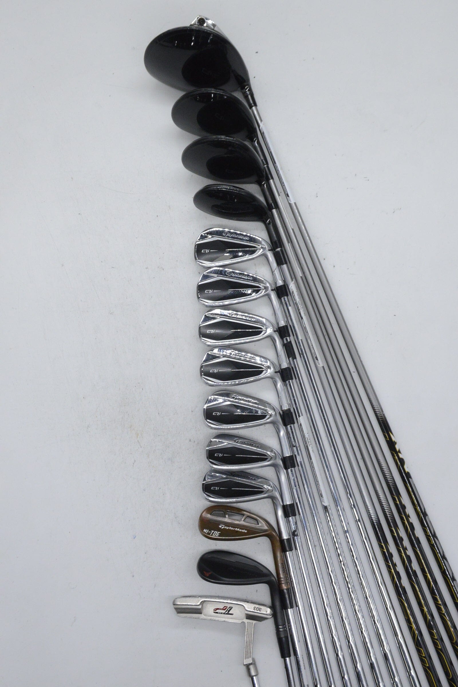 TaylorMade Qi Mixed Full Set R Flex Std Length Golf Clubs GolfRoots 