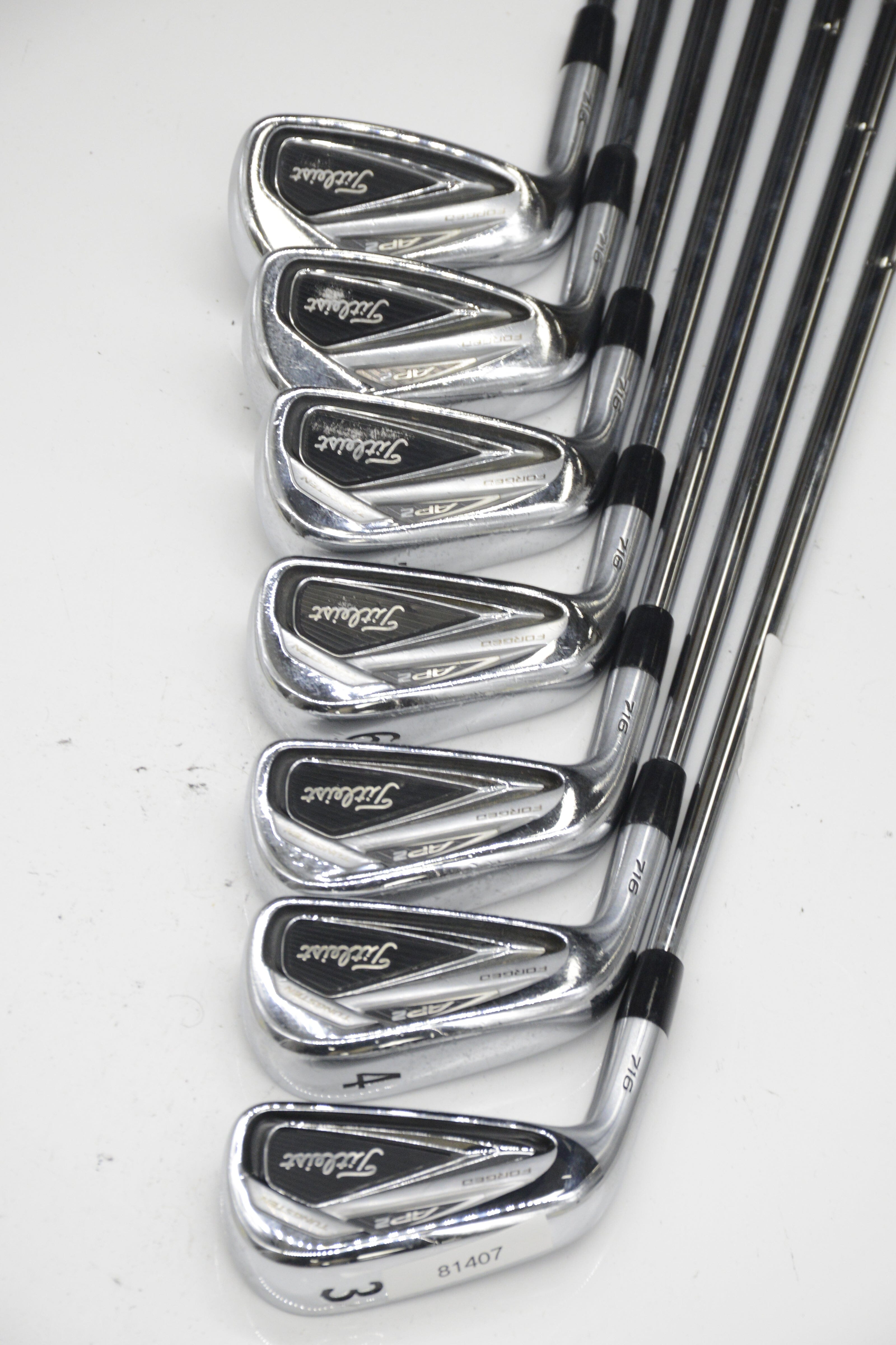 Lefty Titleist 716 AP2 Forged 3-9 Iron Set S Flex Std Length