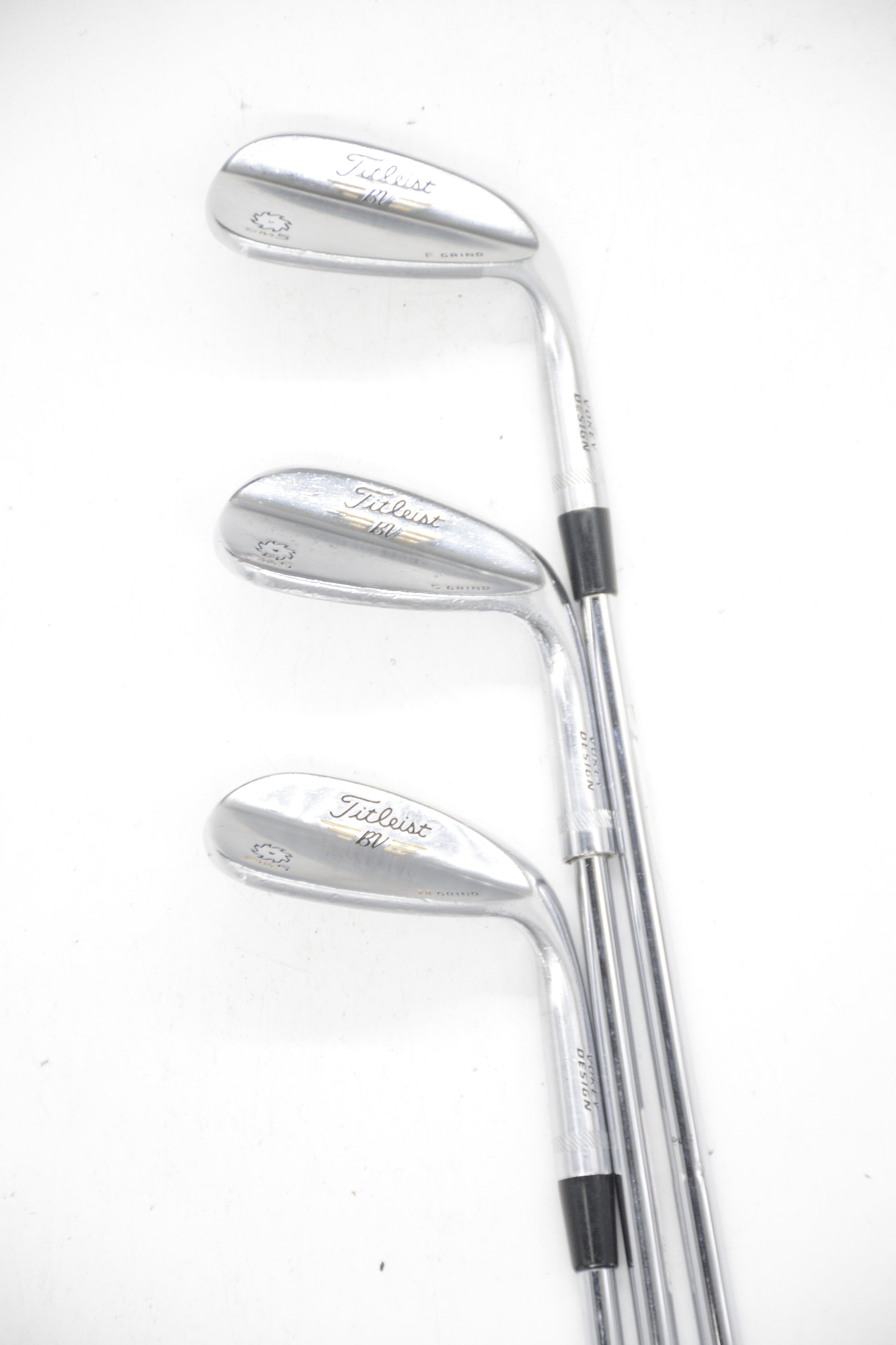 Titleist Vokey SM5 Tour Chrome 50, 54, 58 Degree Wedge Set Wedge Flex Golf Clubs GolfRoots 