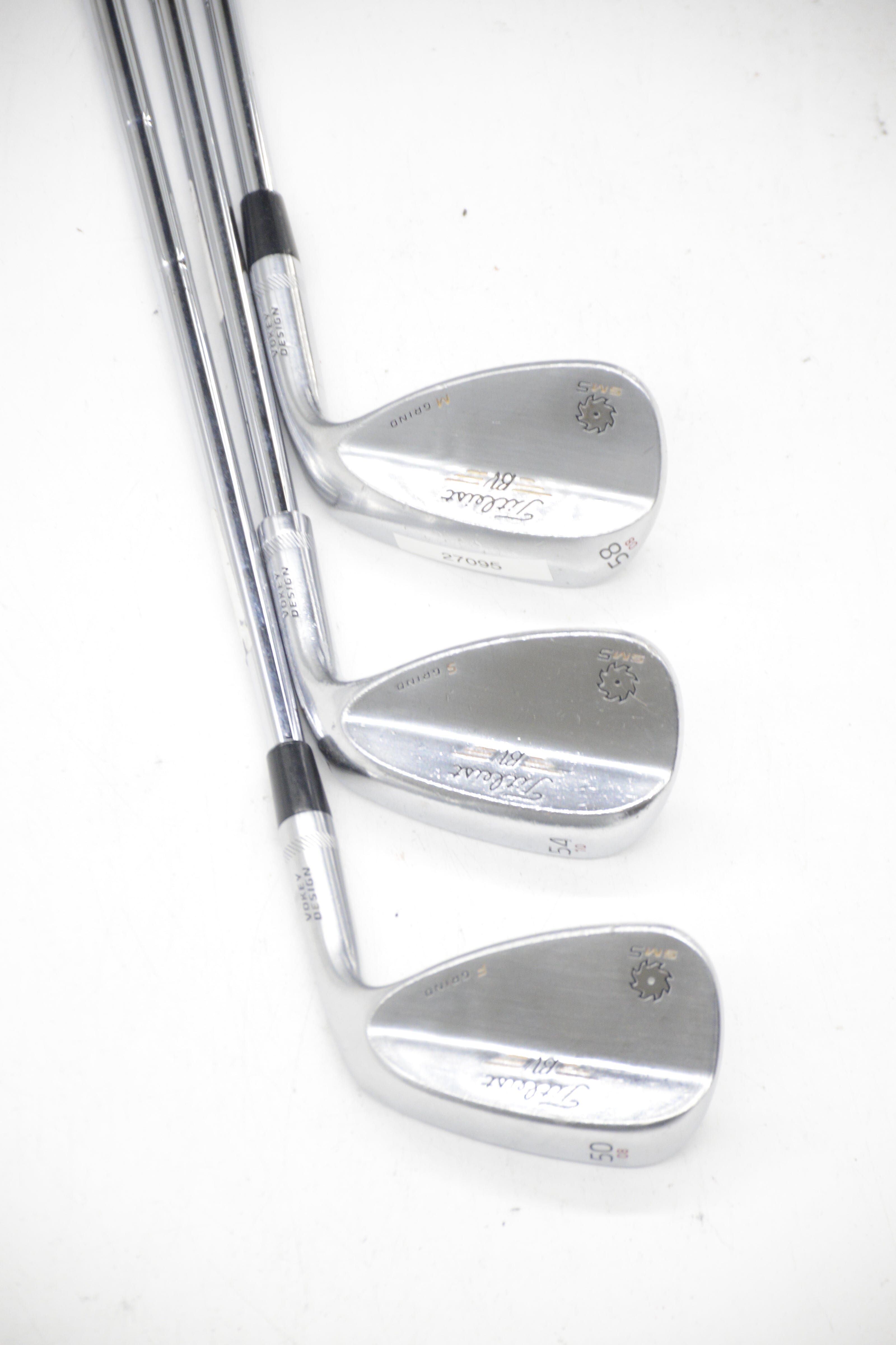 Titleist Vokey SM5 Tour Chrome 50, 54, 58 Degree Wedge Set Wedge Flex Golf Clubs GolfRoots 