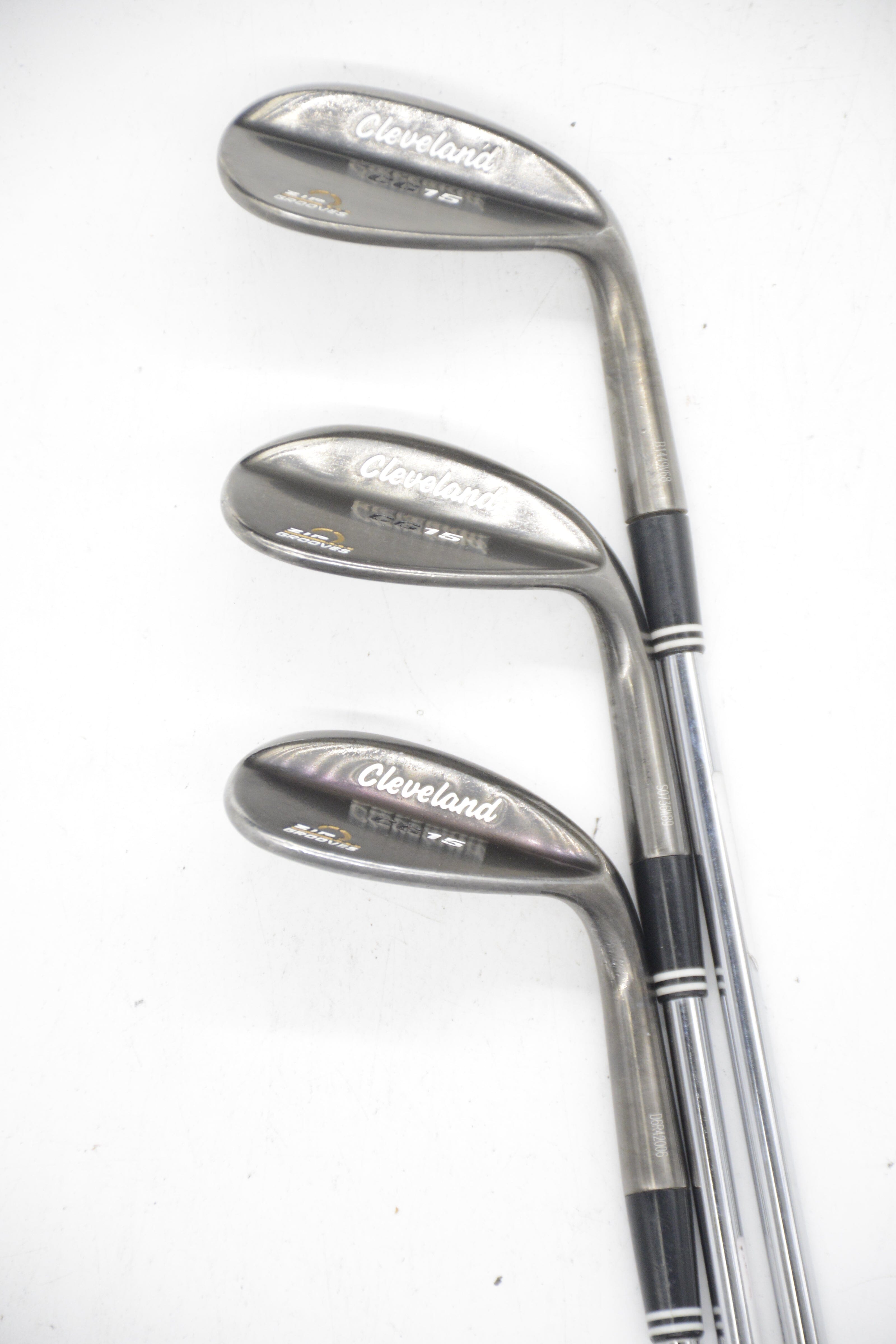 Cleveland CG15 Oil Quenched 50, 56, 60 Degree Wedge Set Wedge Flex Golf Clubs GolfRoots 