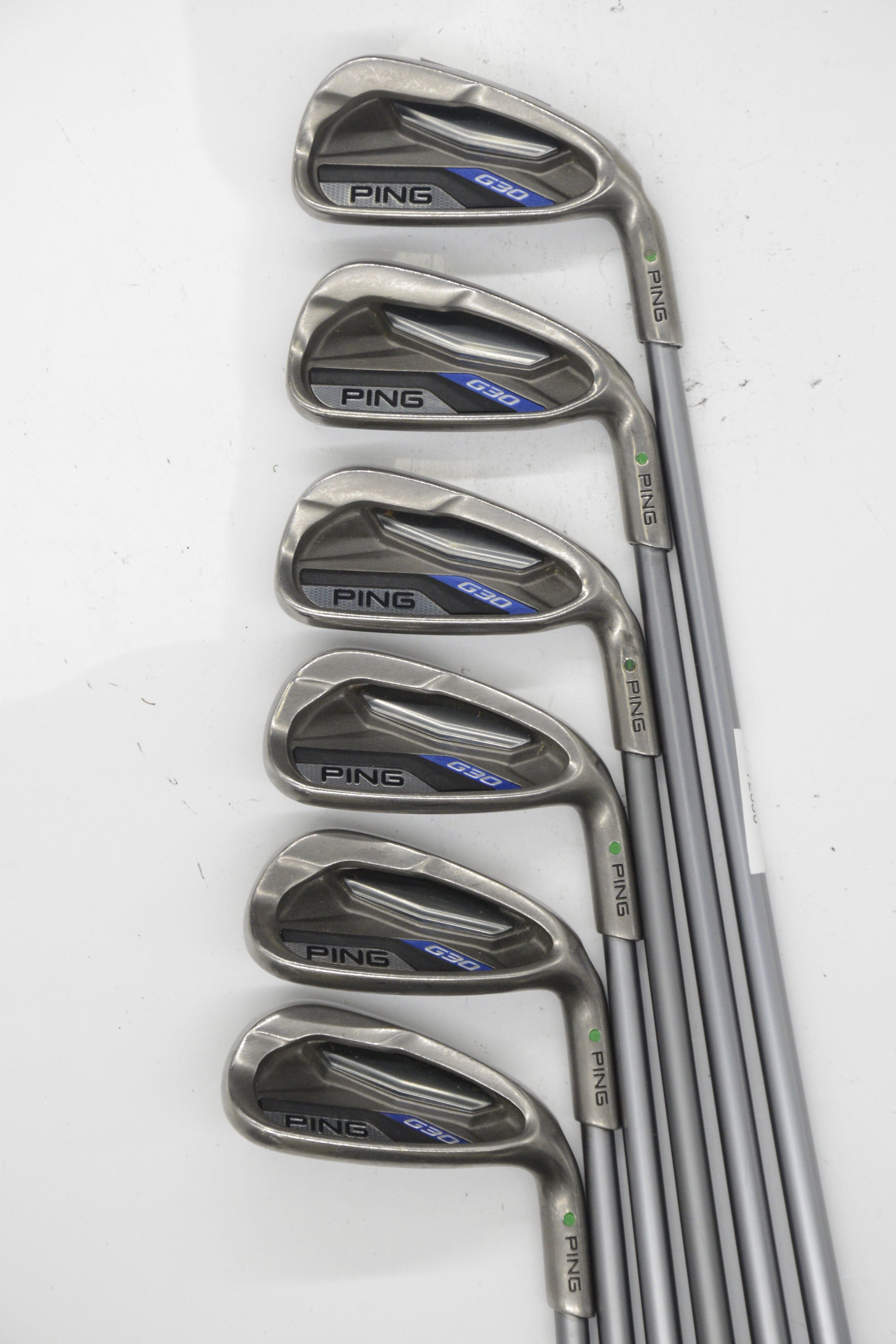 Ping G30 5-7,9-UW Iron Set R Flex +0.25" Golf Clubs GolfRoots 