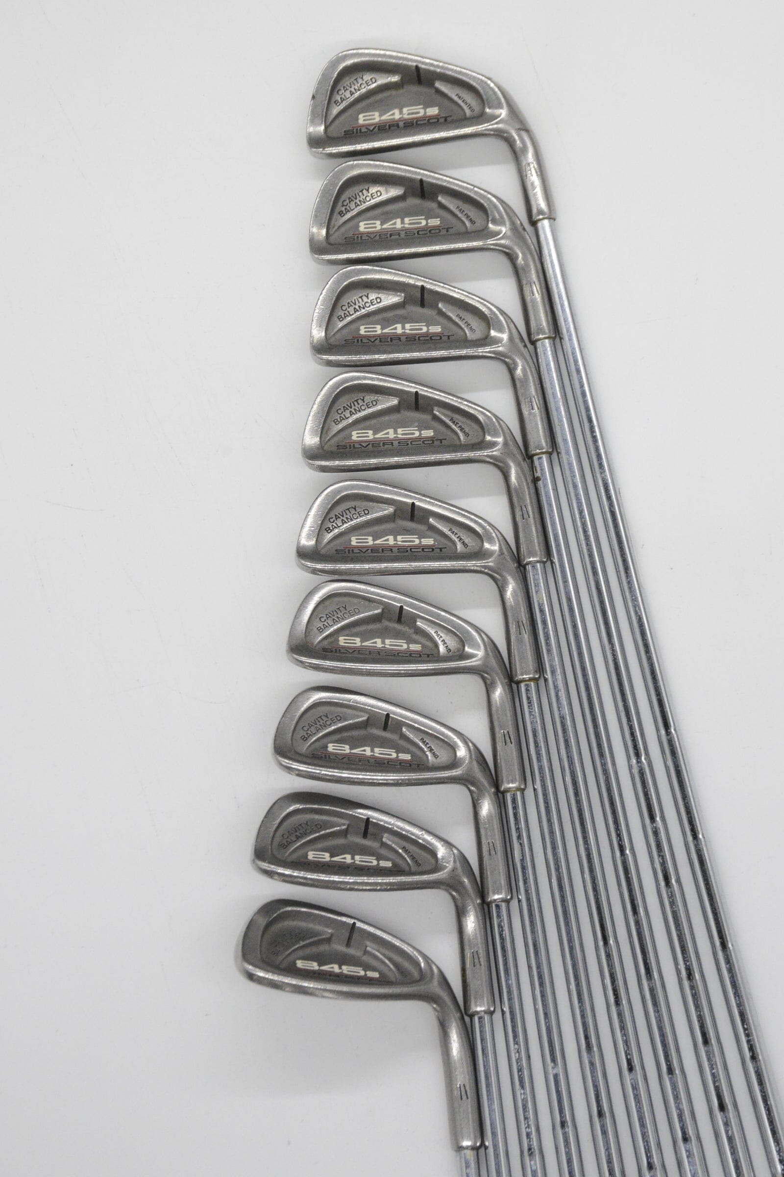 Tommy Armour 845S Oversize 3-PW, SW Iron Set S Flex +0.25" Golf Clubs GolfRoots 