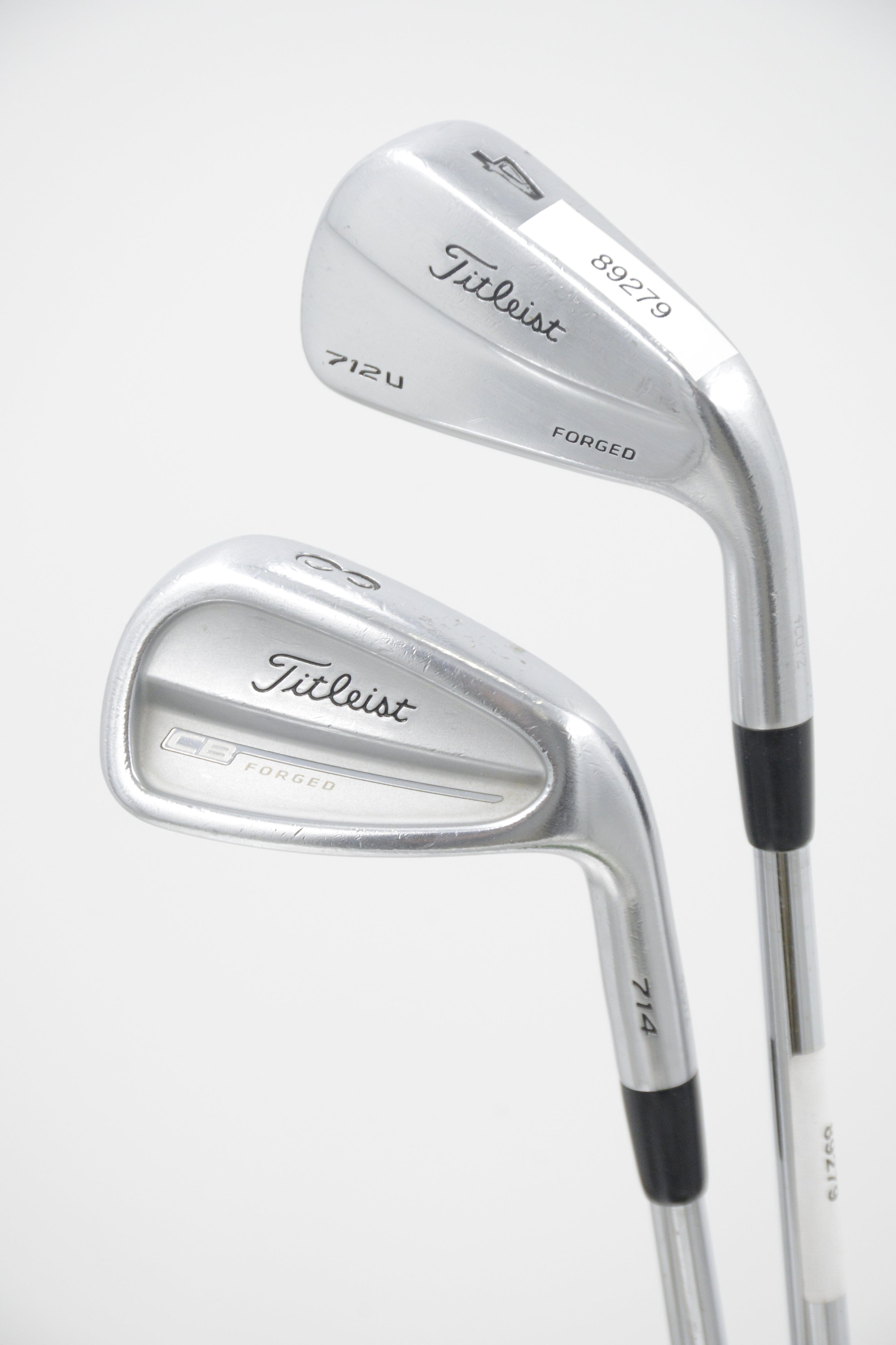 Titleist 714 CB Forged 4-9 Iron Set S Flex -0.25" Golf Clubs GolfRoots 