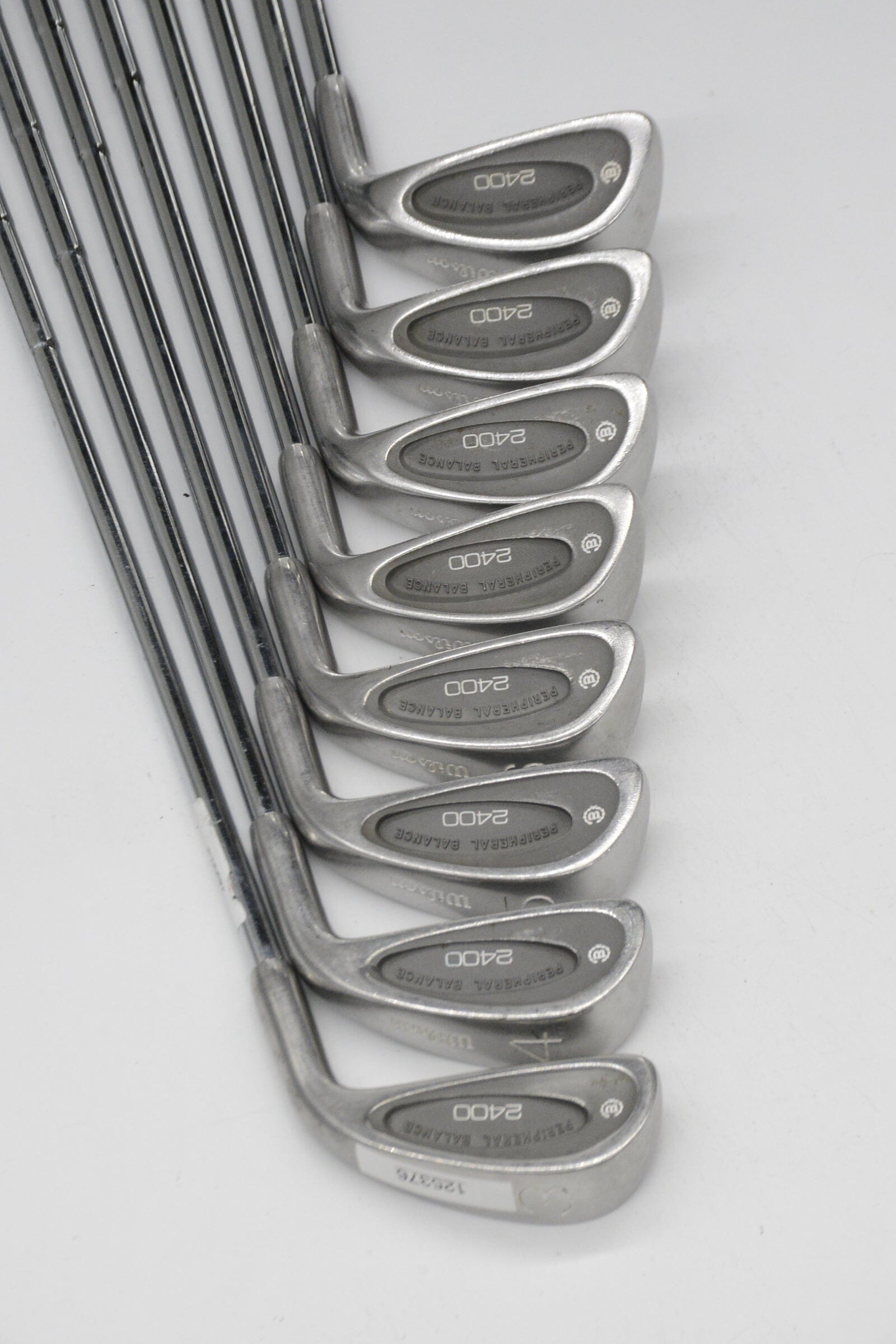 Wilson 2400 3-PW Iron Set S Flex -0.25" Golf Clubs GolfRoots 