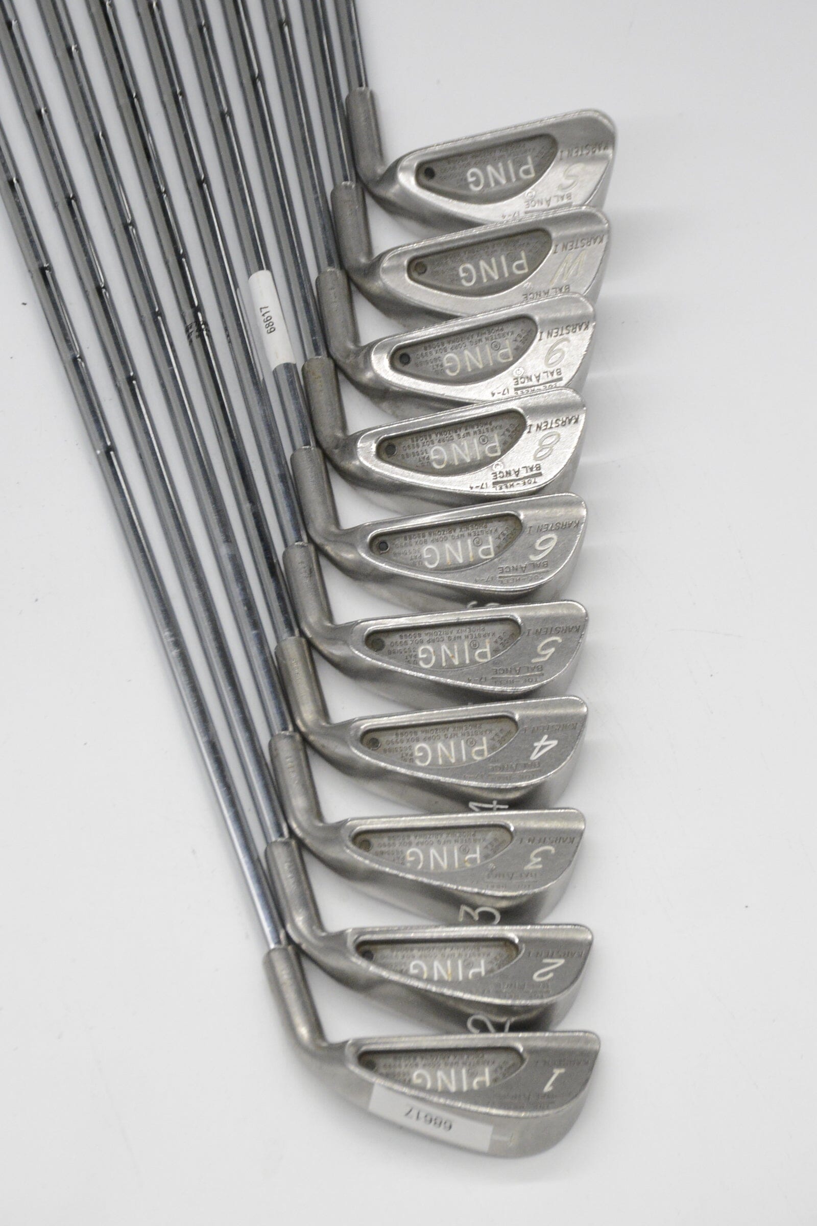 Ping Karsten I 1-6, 8-PW, SW Iron Set S Flex -0.5" Golf Clubs GolfRoots 