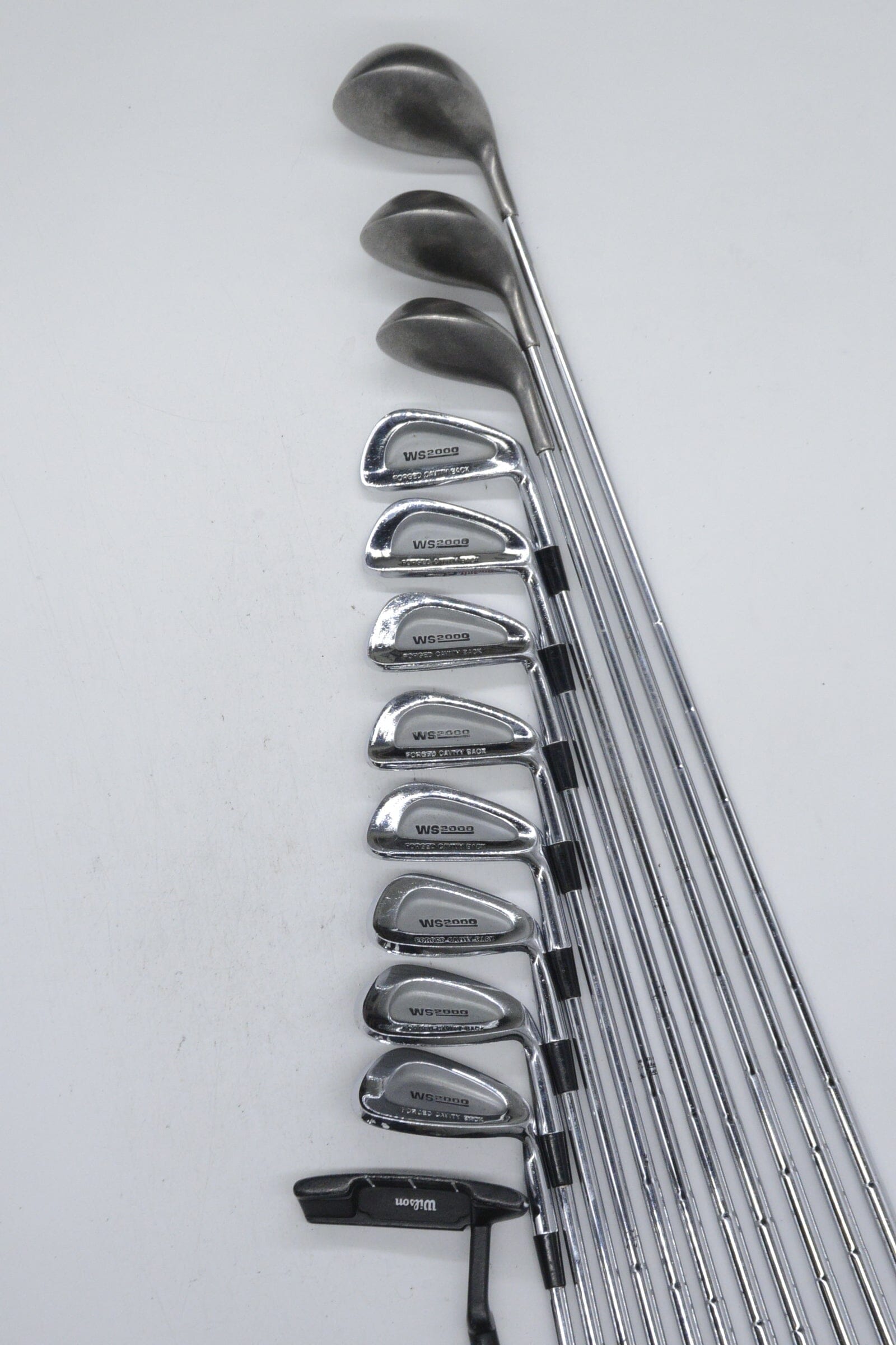 Wilson WS 2000 Mixed Full Set S Flex Std Length Golf Clubs GolfRoots 