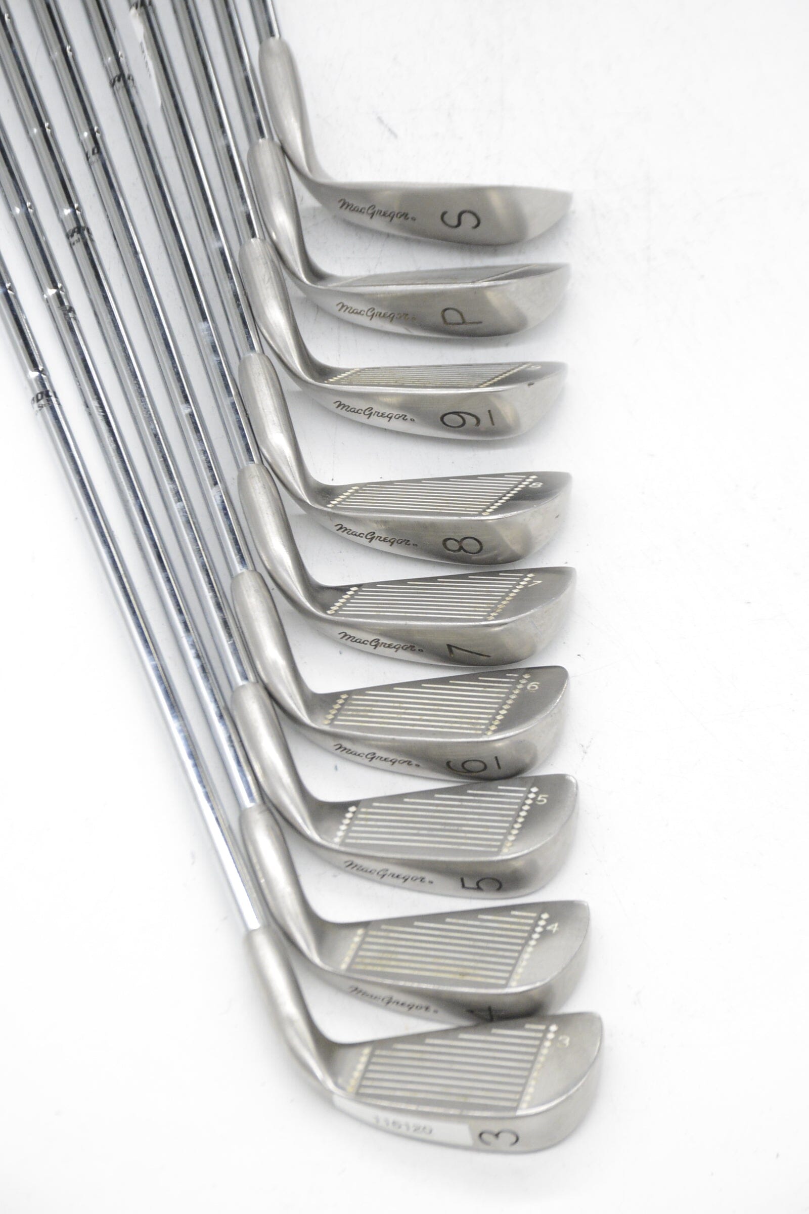 Lefty MacGregor Tourney PCB 3-PW, SW Iron Set S Flex -0.5" Golf Clubs GolfRoots 