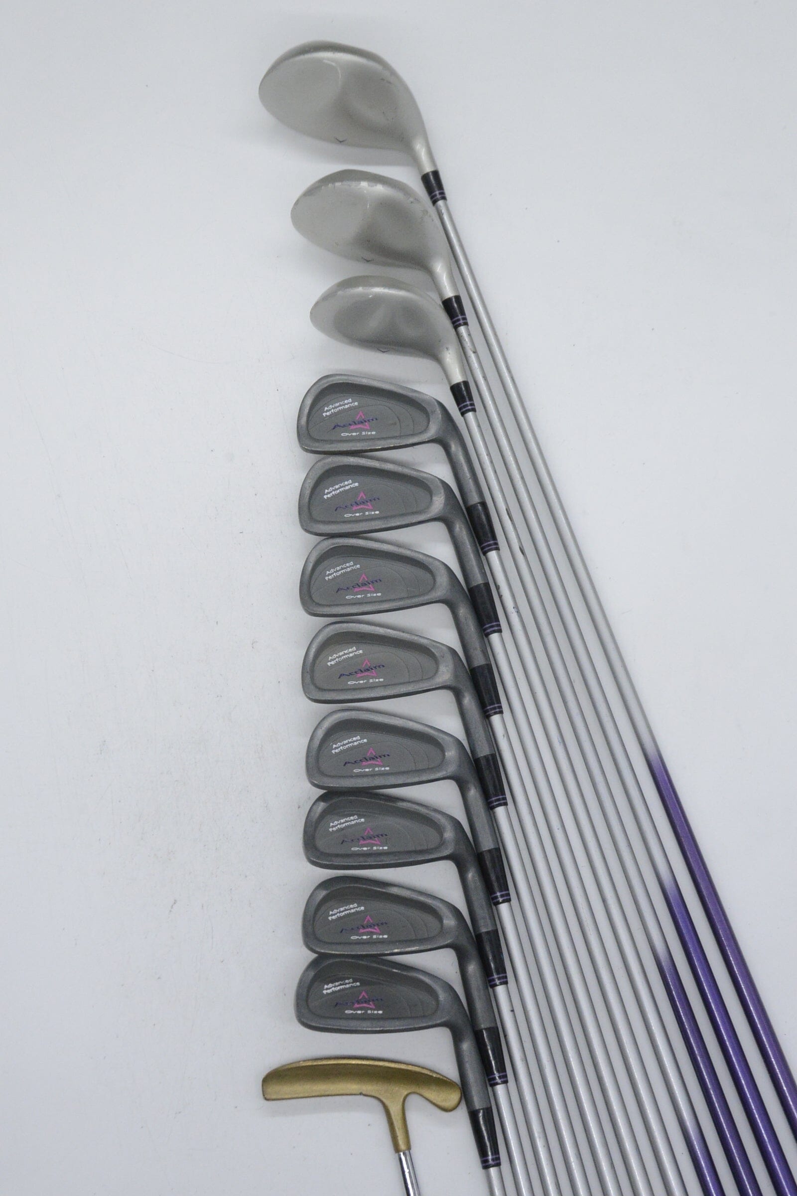 Women's Acclaim PGF Oversize Mixed Full Set W Flex -1" Golf Clubs GolfRoots 