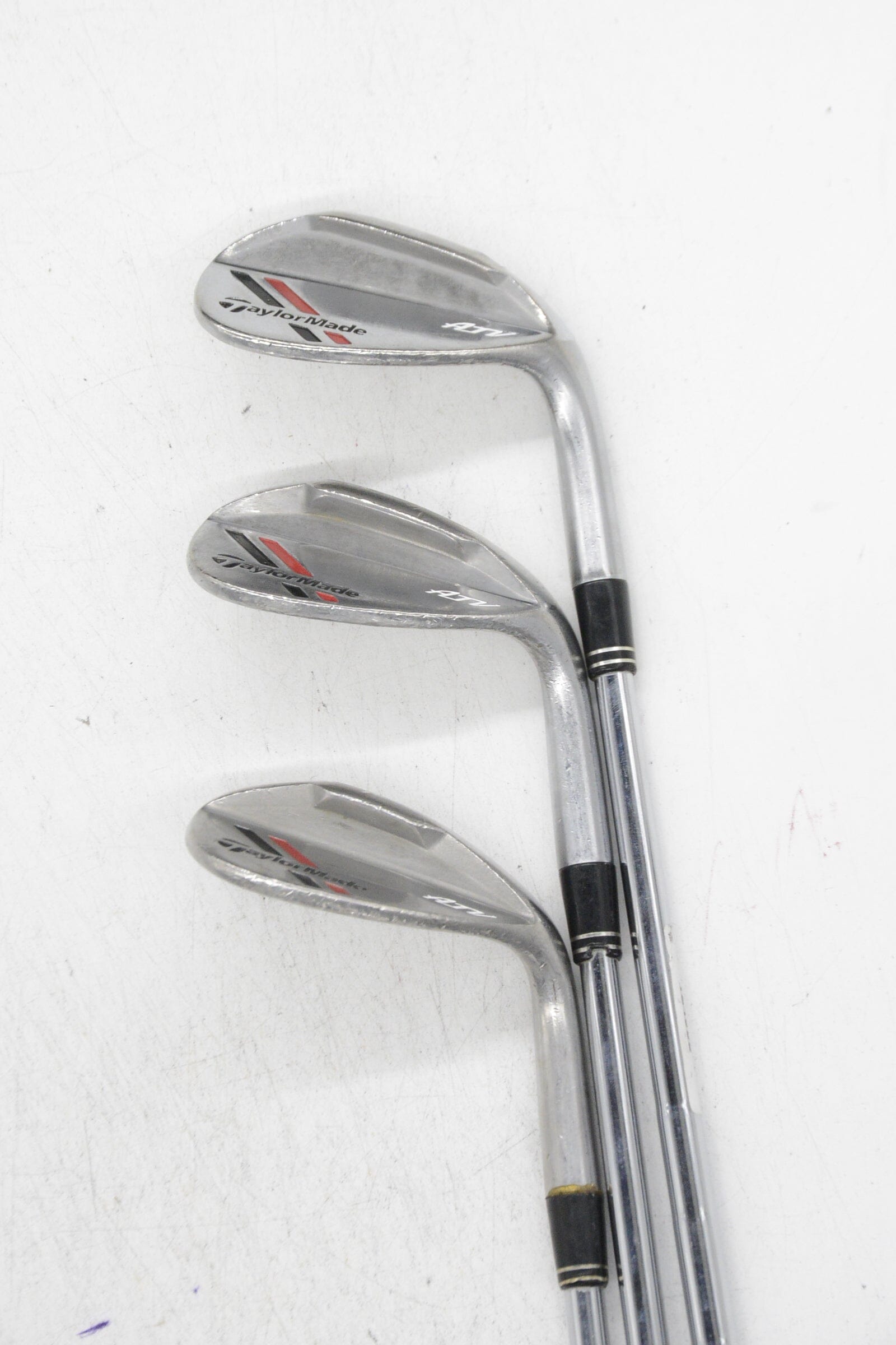 TaylorMade ATV Satin 50, 56, 60 Degree Wedge Set Wedge Flex Golf Clubs GolfRoots 