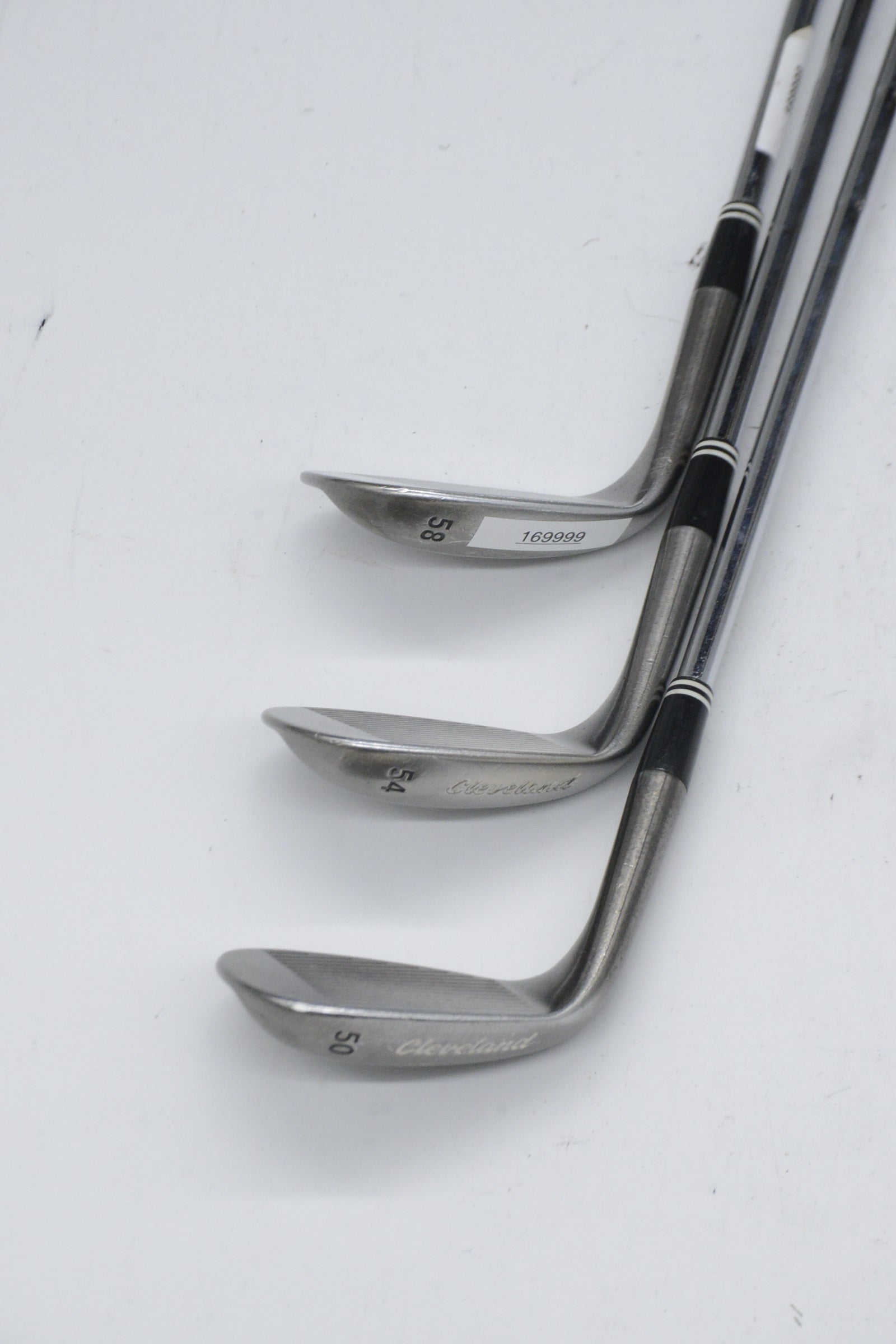 Cleveland CG12 Black Pearl 50, 54, 58 Degree Wedge Set Wedge Flex