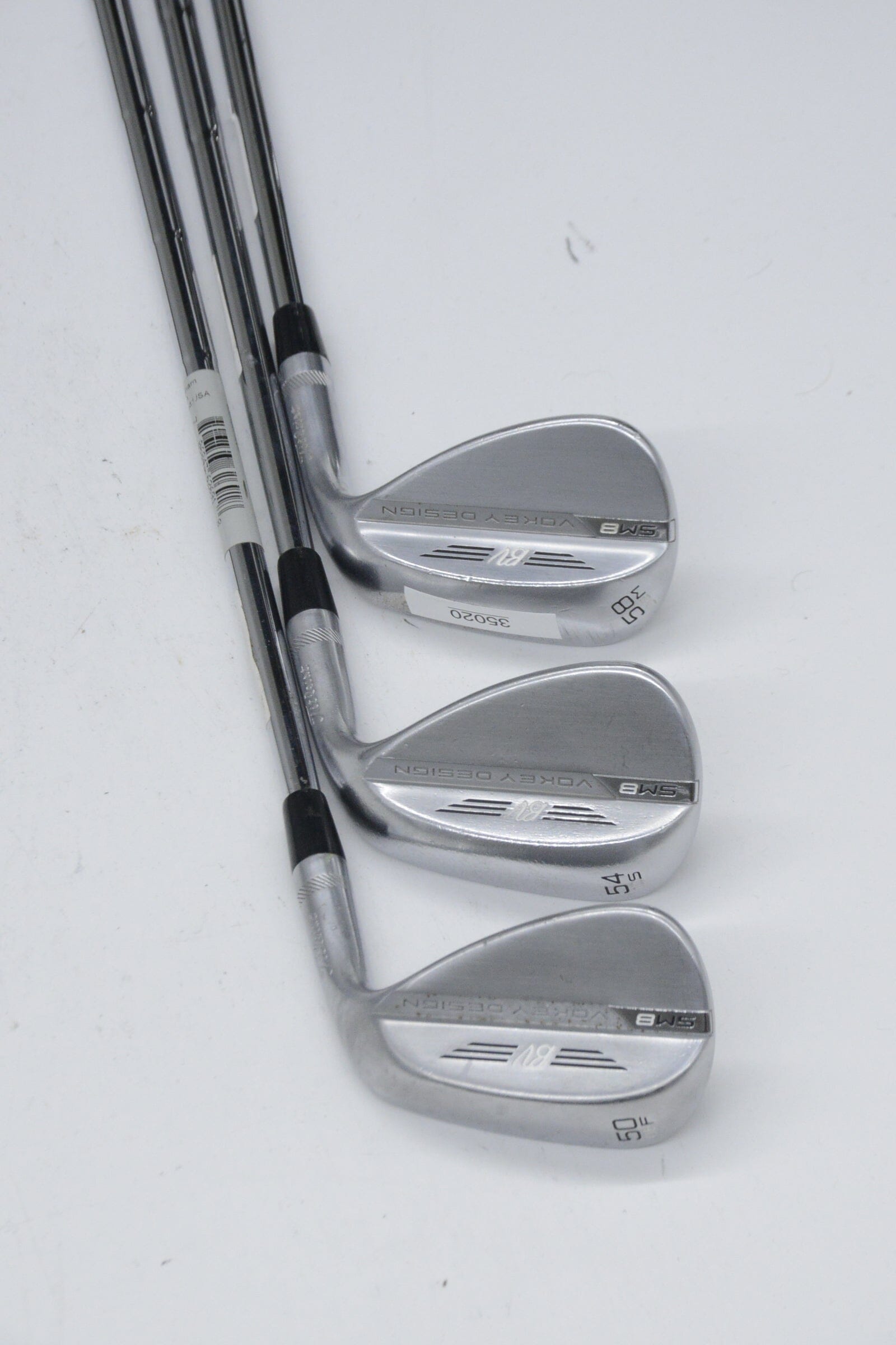 Titleist Vokey SM8 Tour Chrome 50, 54, 58 Degree Wedge Set Wedge Flex