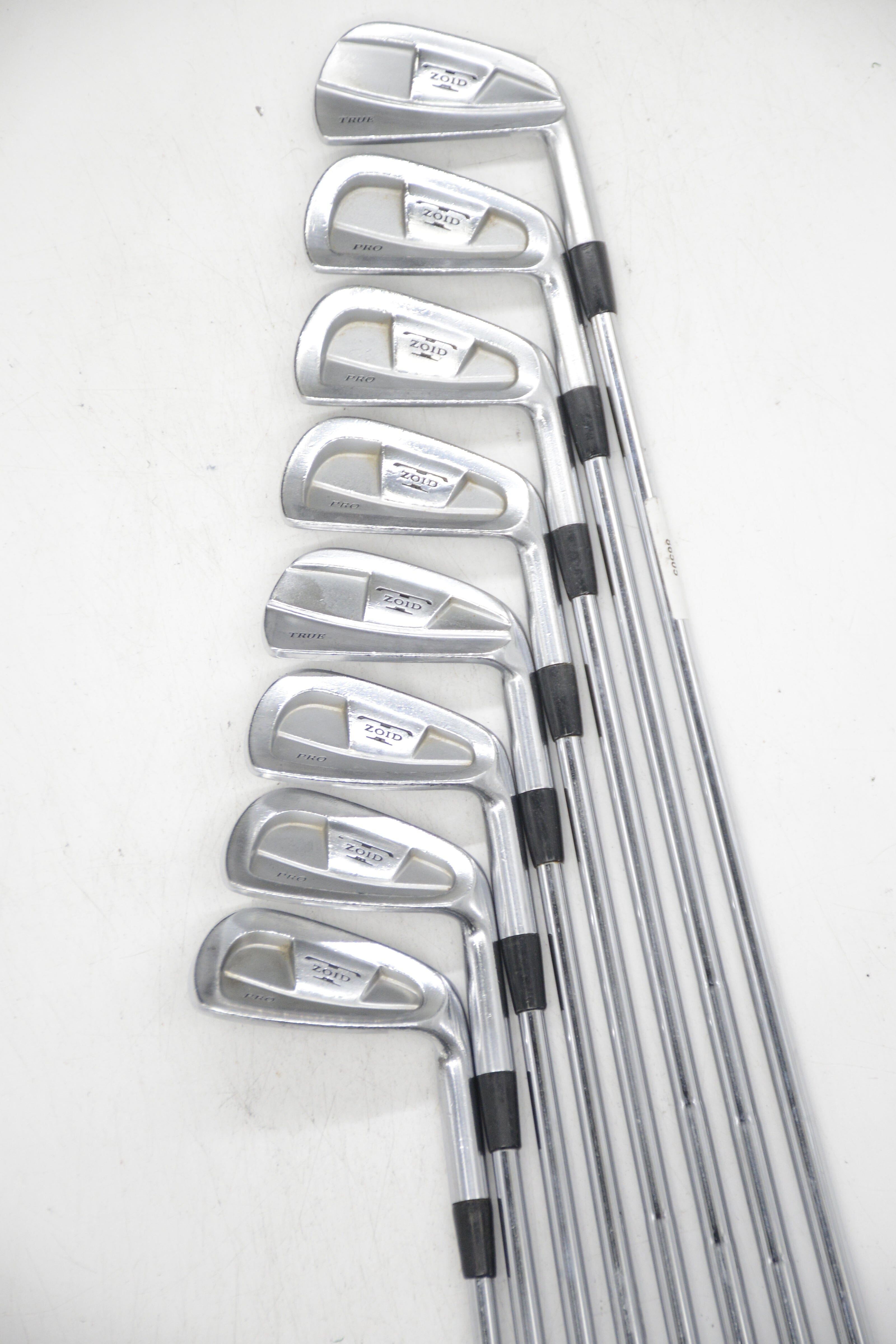 Mizuno T-Zoid Pro Forged 3-PW Iron Set S Flex -0.25" Golf Clubs GolfRoots 