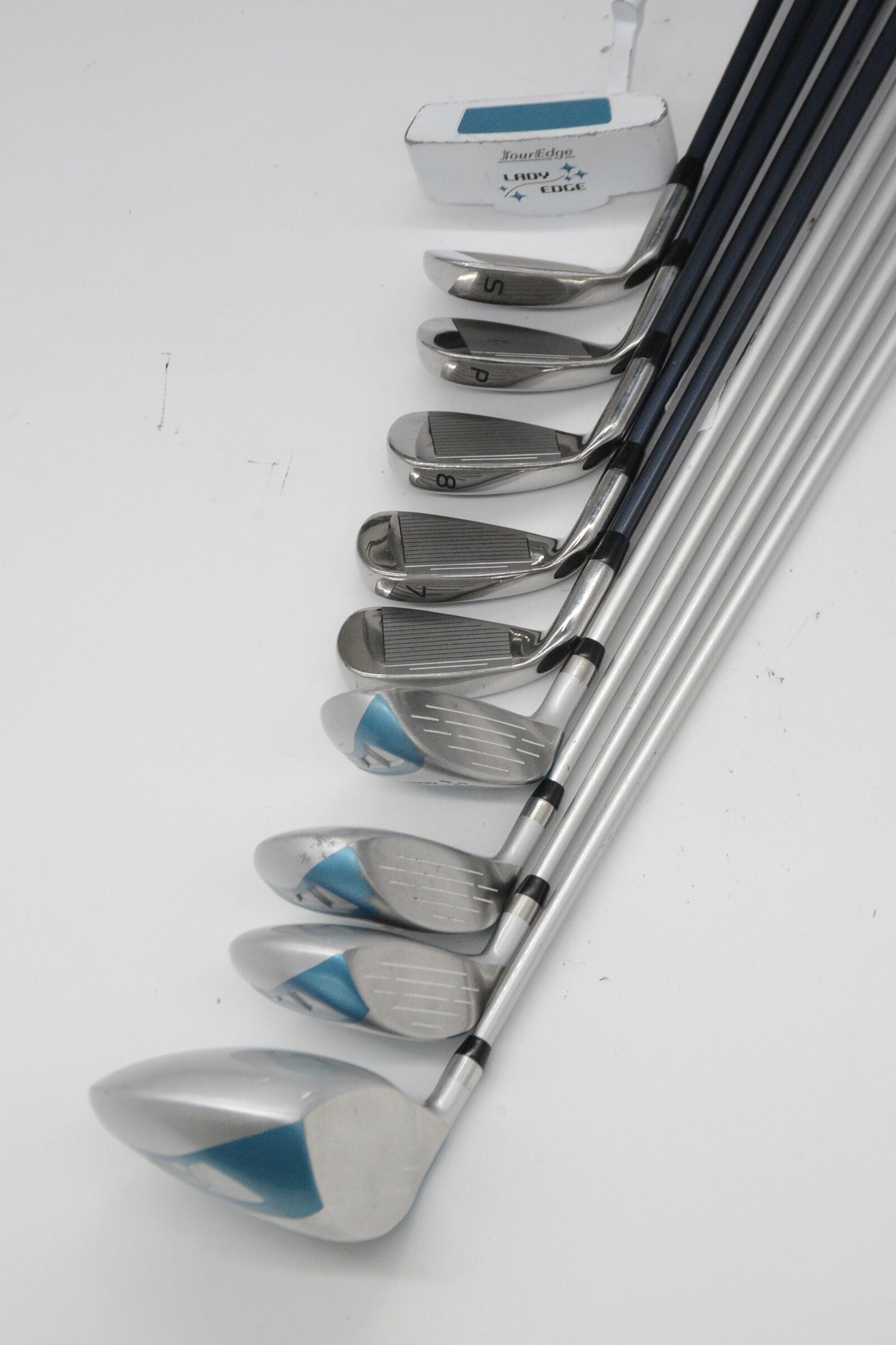 Women's Tour Edge Affinity (No 9 Iron) Mixed Full Set W Flex -0.25" Golf Clubs GolfRoots 