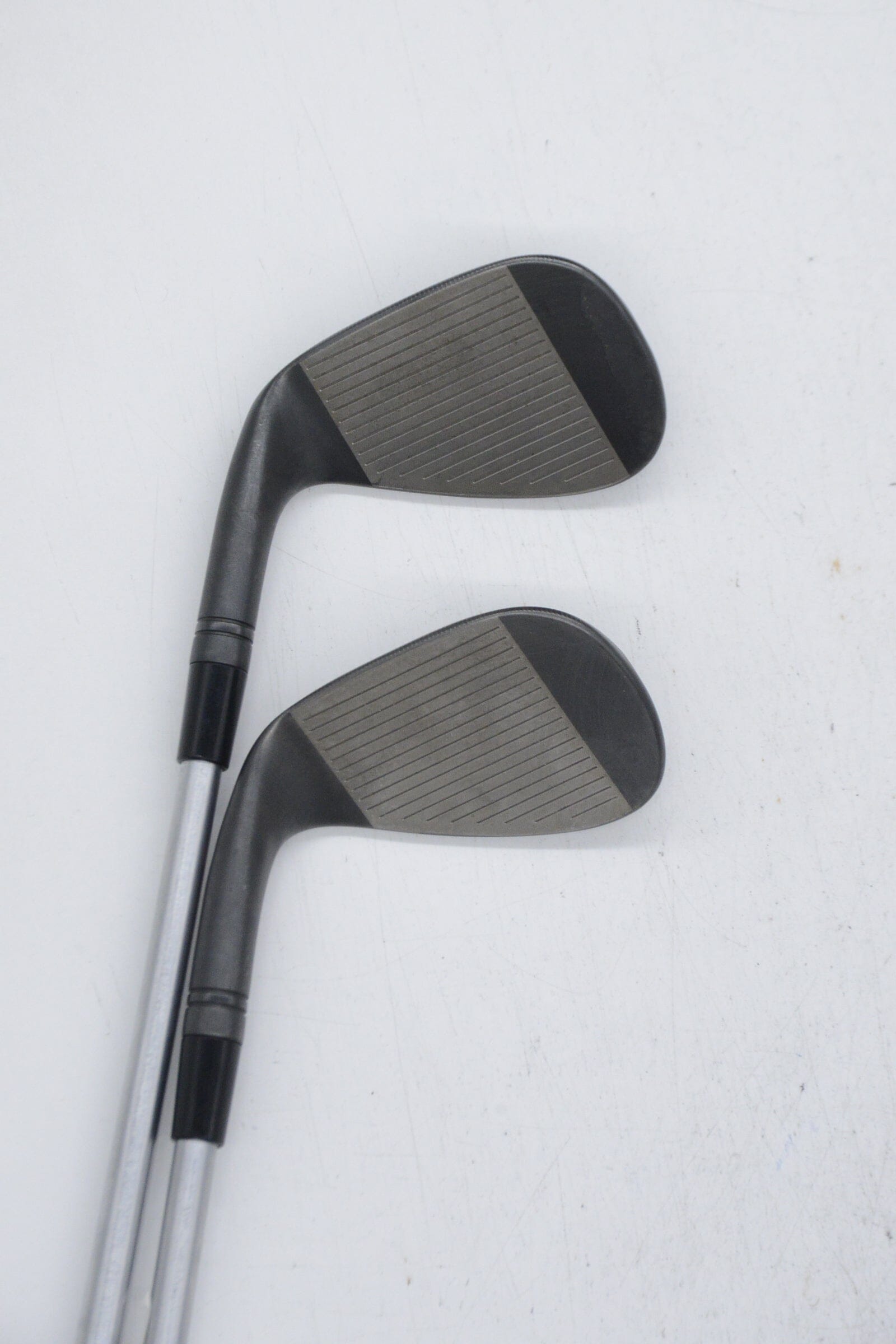 TaylorMade Milled Grind 4 Black 50 & 54 Degree Wedge Set S Flex Golf Clubs GolfRoots 