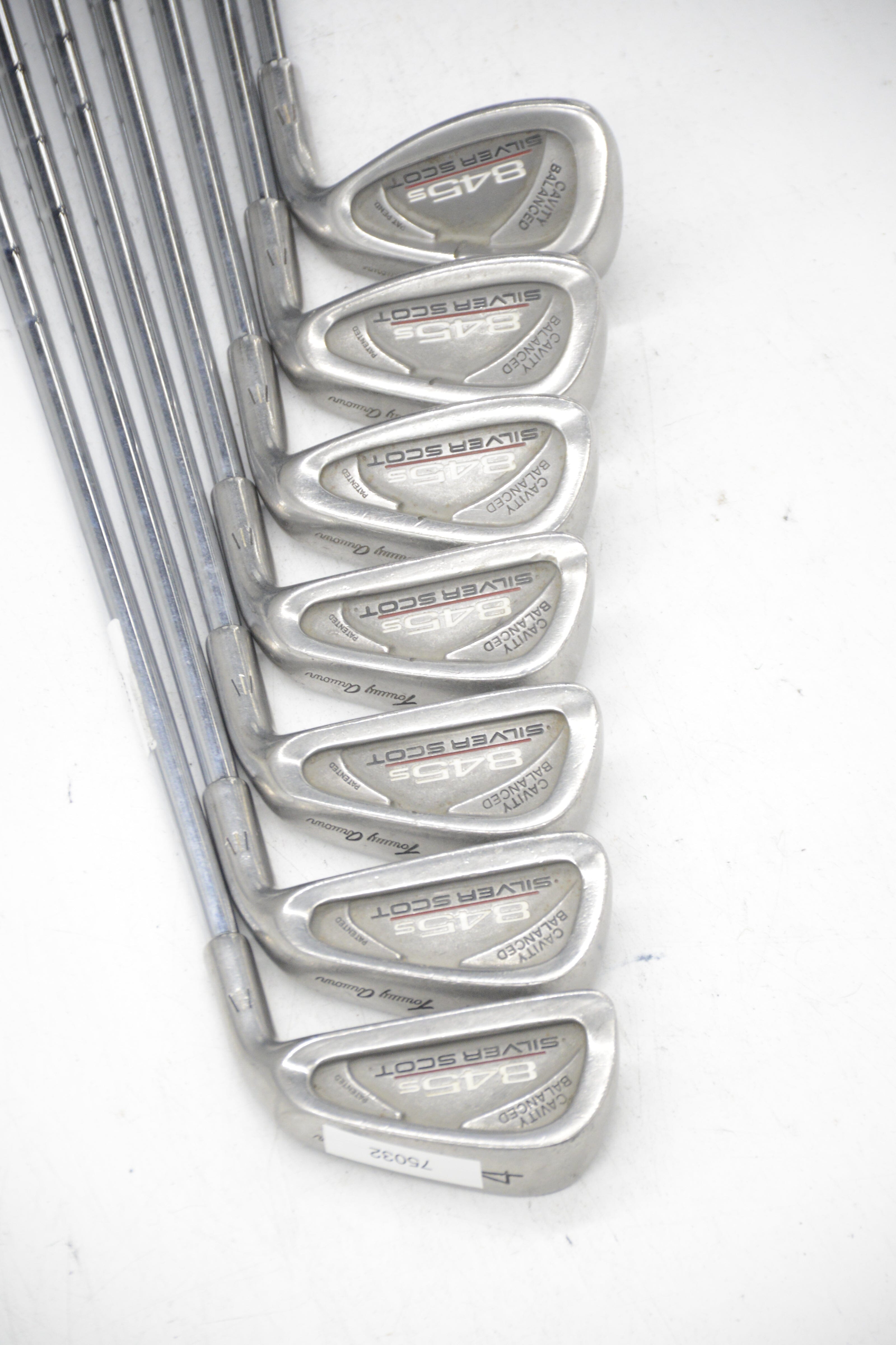 Tommy Armour 845S Silver Scot 4-PW Iron Set S Flex -0.25" Golf Clubs GolfRoots 