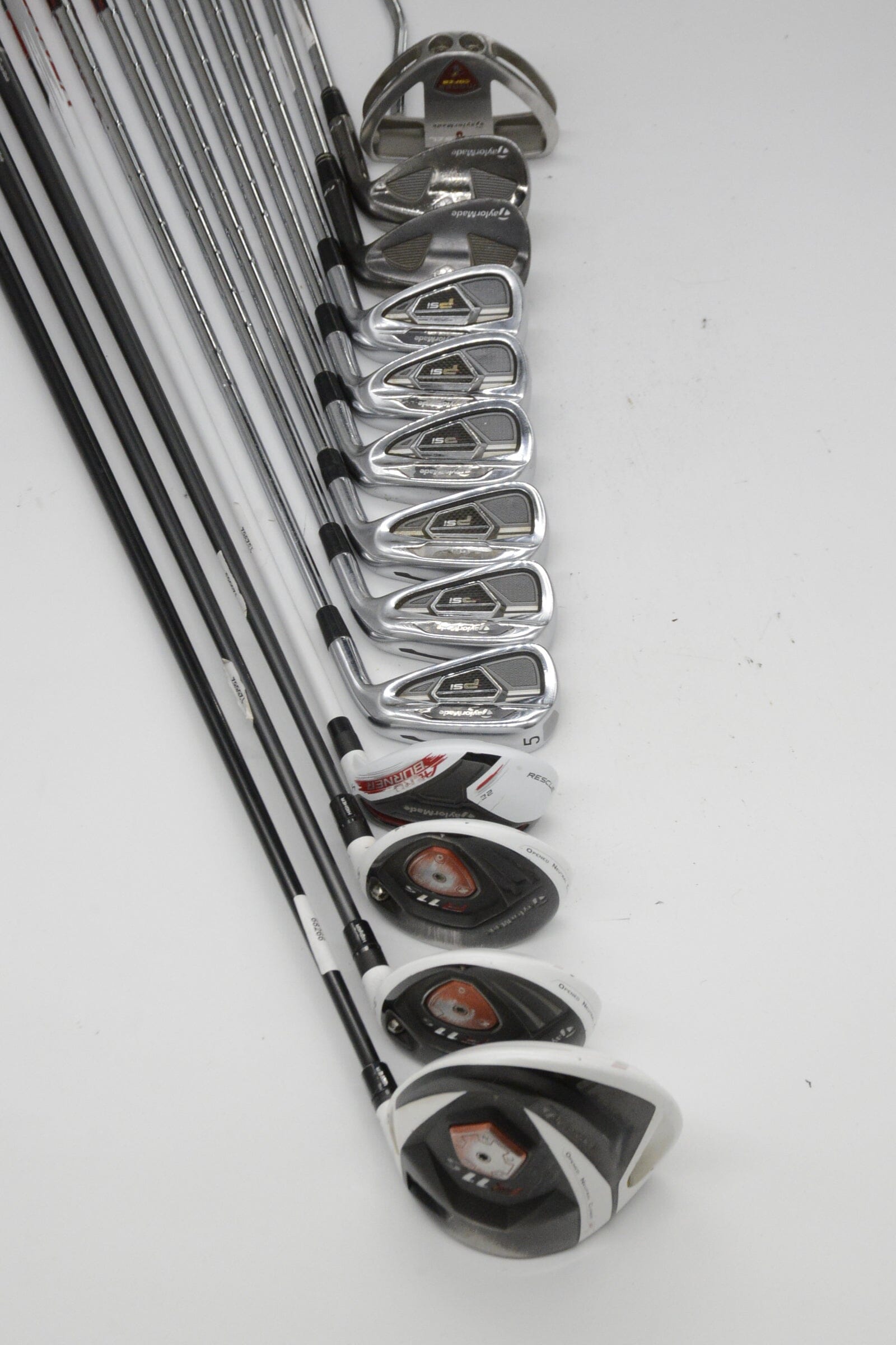 TaylorMade PSi Mixed Full Set S Flex +0.25" Golf Clubs GolfRoots 