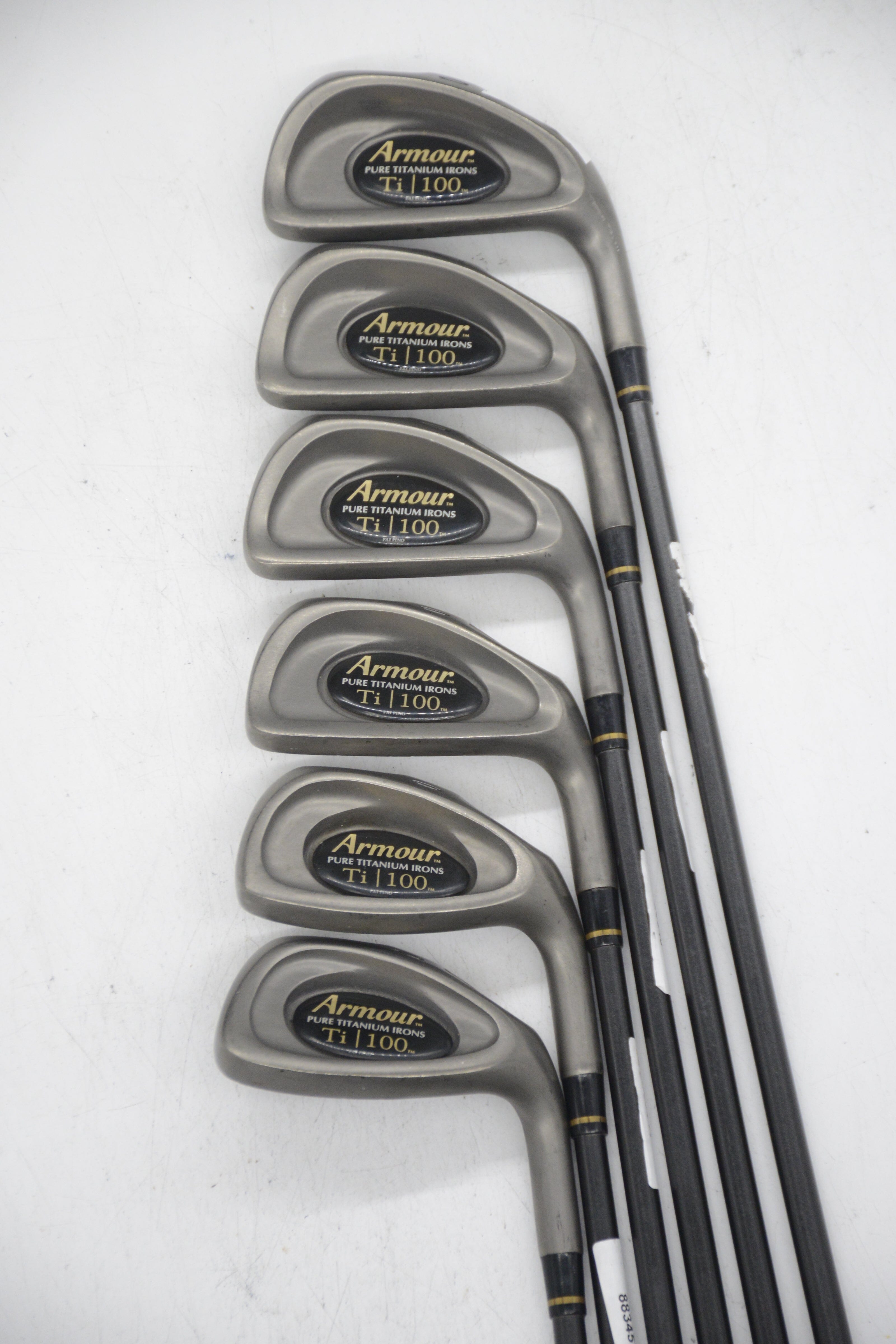 Tommy Armour Ti 100 3-5, 7-8, PW Iron Set R Flex Std Length Golf Clubs GolfRoots 