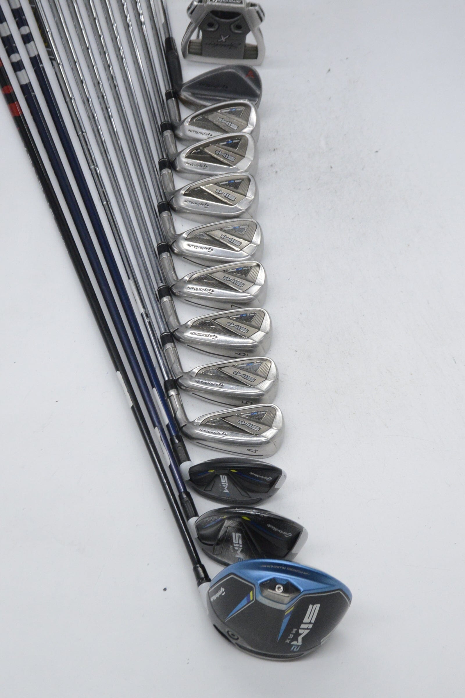 TaylorMade SIM2 Max Mixed Full Set R Flex Std Length Golf Clubs GolfRoots 