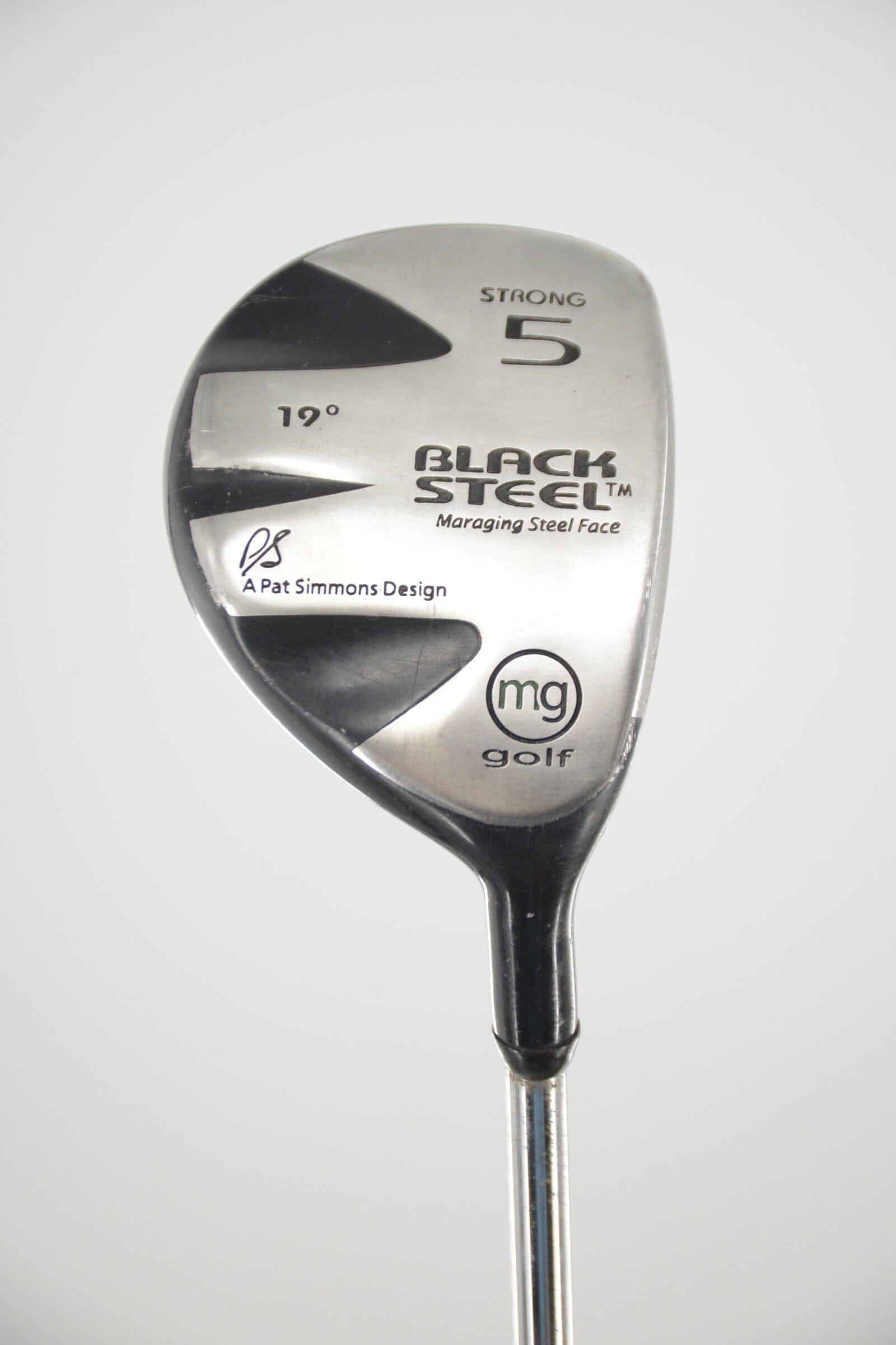 MG Golf Black Steel 19 Degree Hybrid S Flex 41.5" Golf Clubs GolfRoots 