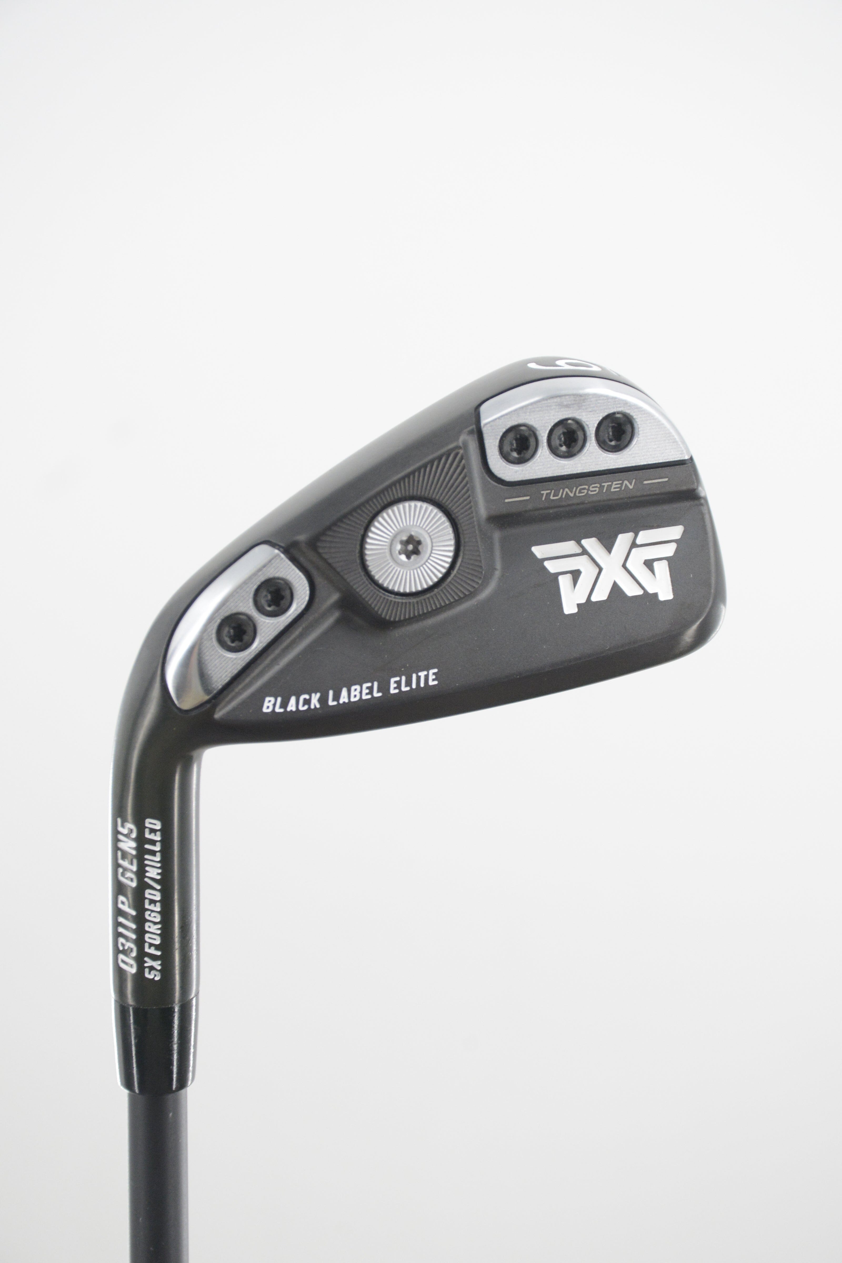 Lefty PXG 0311P Gen5 Black Label Elite 6 Iron S Flex 38.75" Golf Clubs GolfRoots 