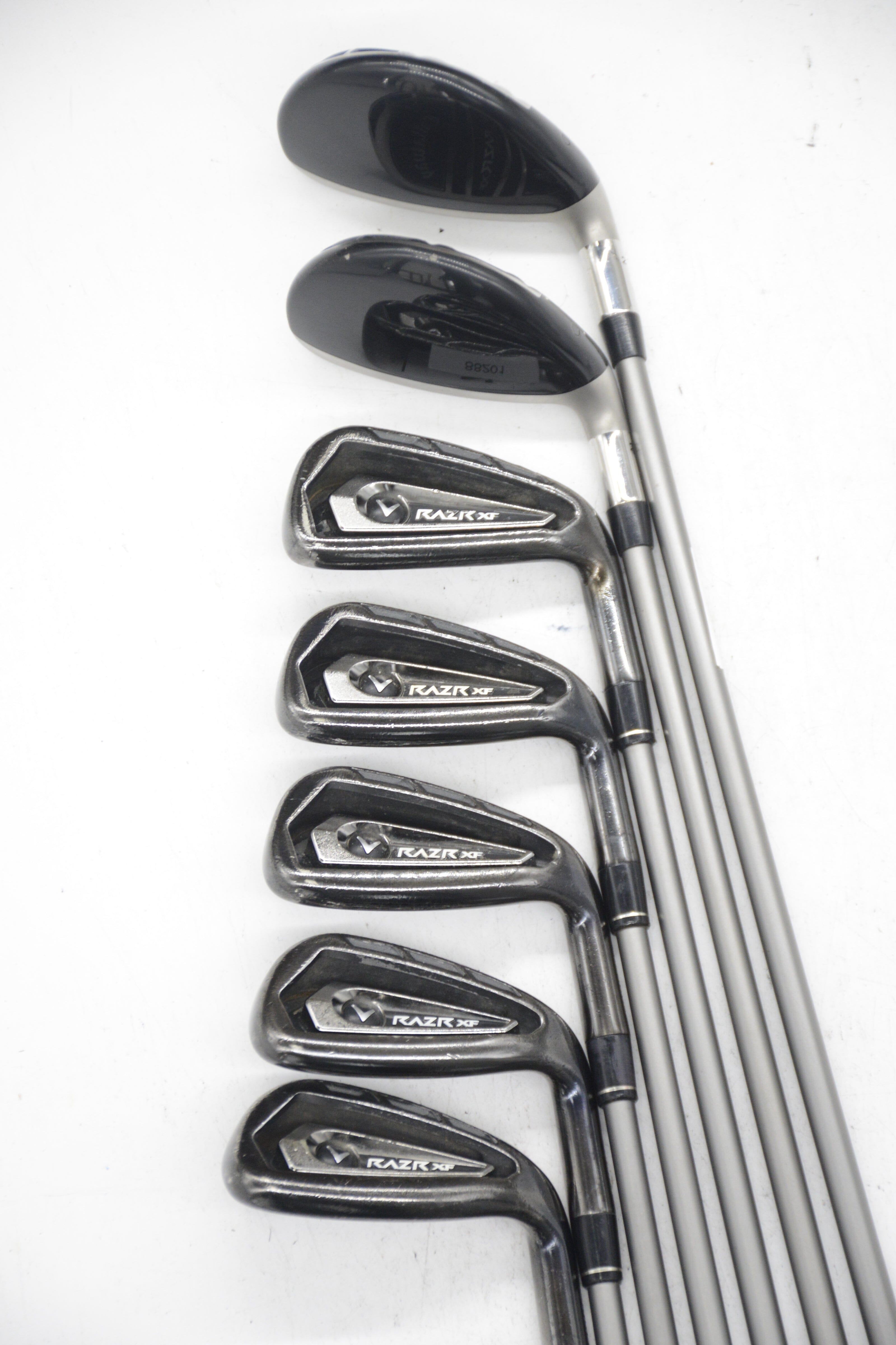 Women's Callaway RAZR Xf Combo 4H, 5H, 7-AW Iron Set W Flex -0.5" Golf Clubs GolfRoots 