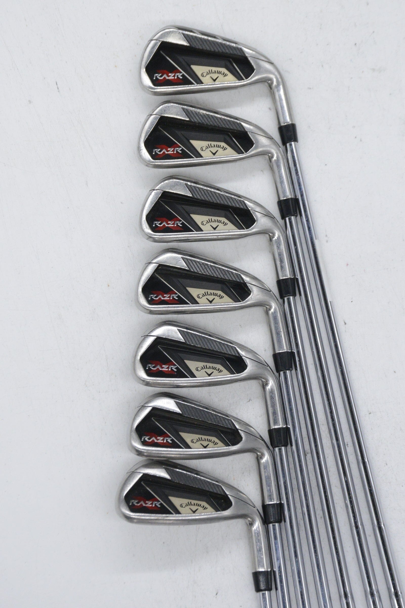 Callaway RAZR X 4-PW Iron Set Uniflex -0.25" Golf Clubs GolfRoots 