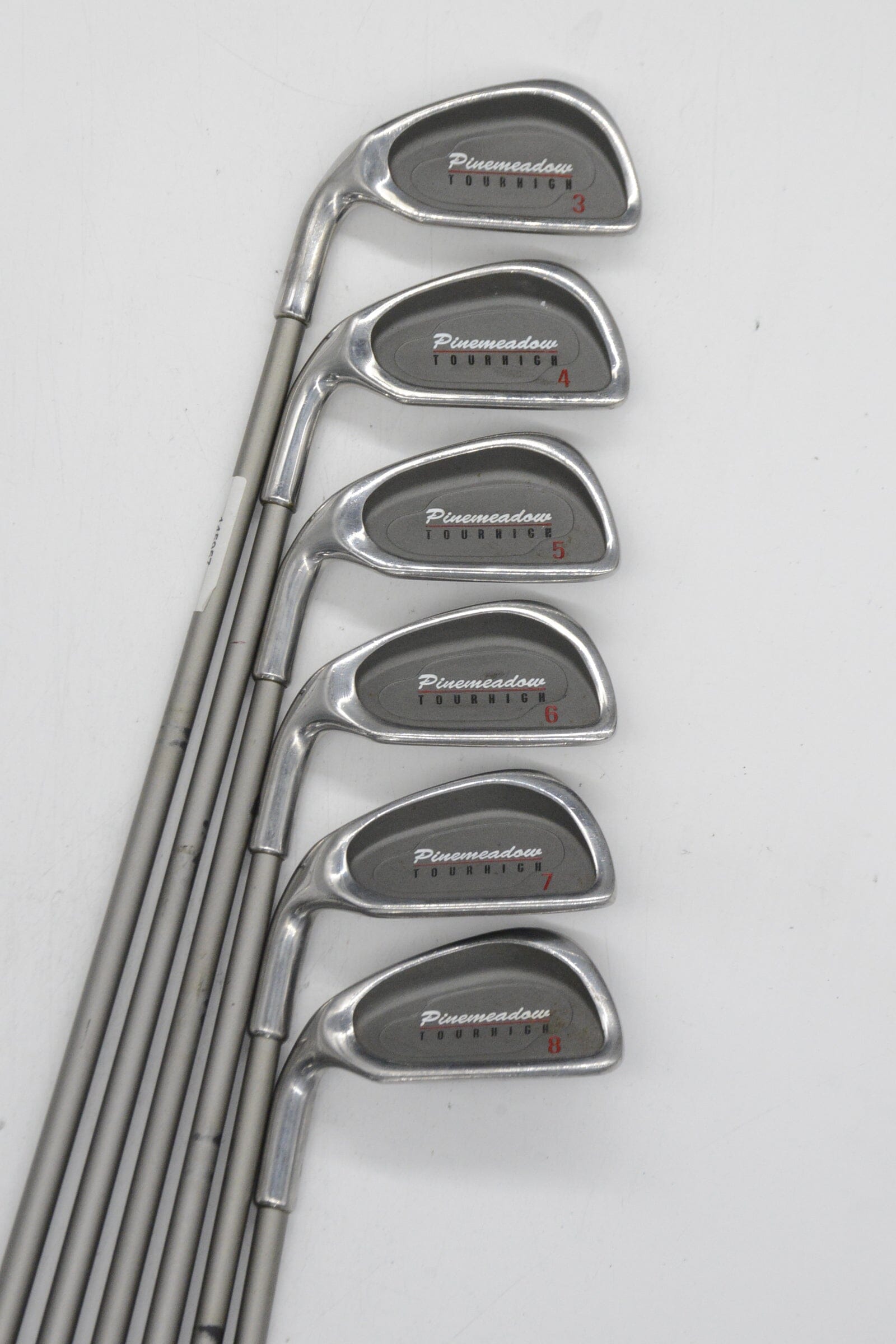 Lefty Pinemeadow Tour High 3-8 Iron Set S Flex -0.75" Golf Clubs GolfRoots 