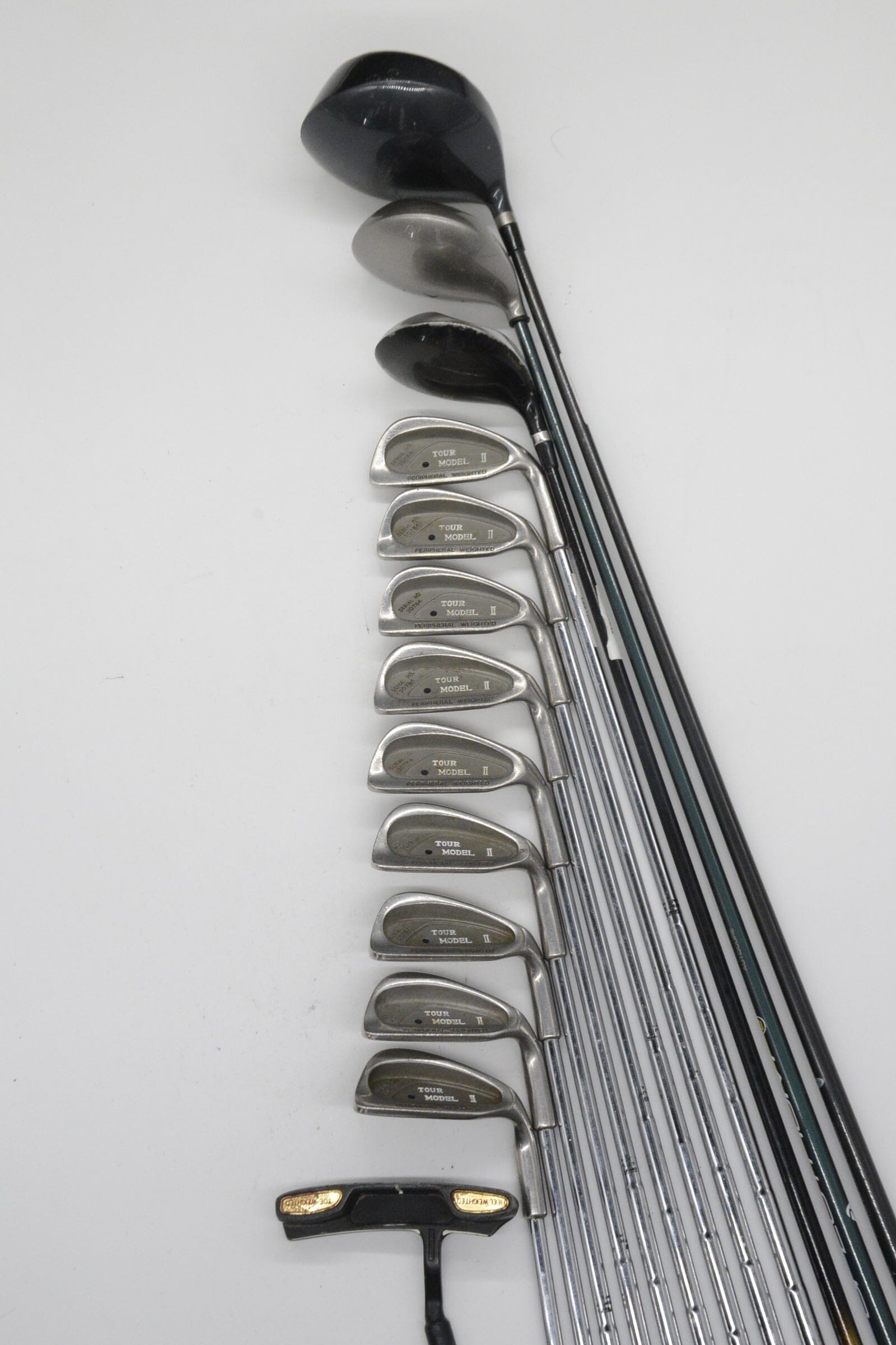 Tour Model II Mixed Full Set R Flex -0.5" Golf Clubs GolfRoots 