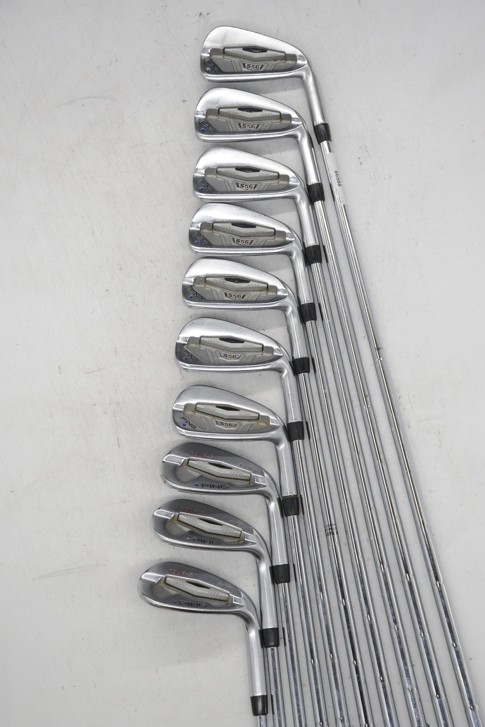 Ping S56 3-SW Iron Set S Flex +0.75" Golf Clubs GolfRoots 