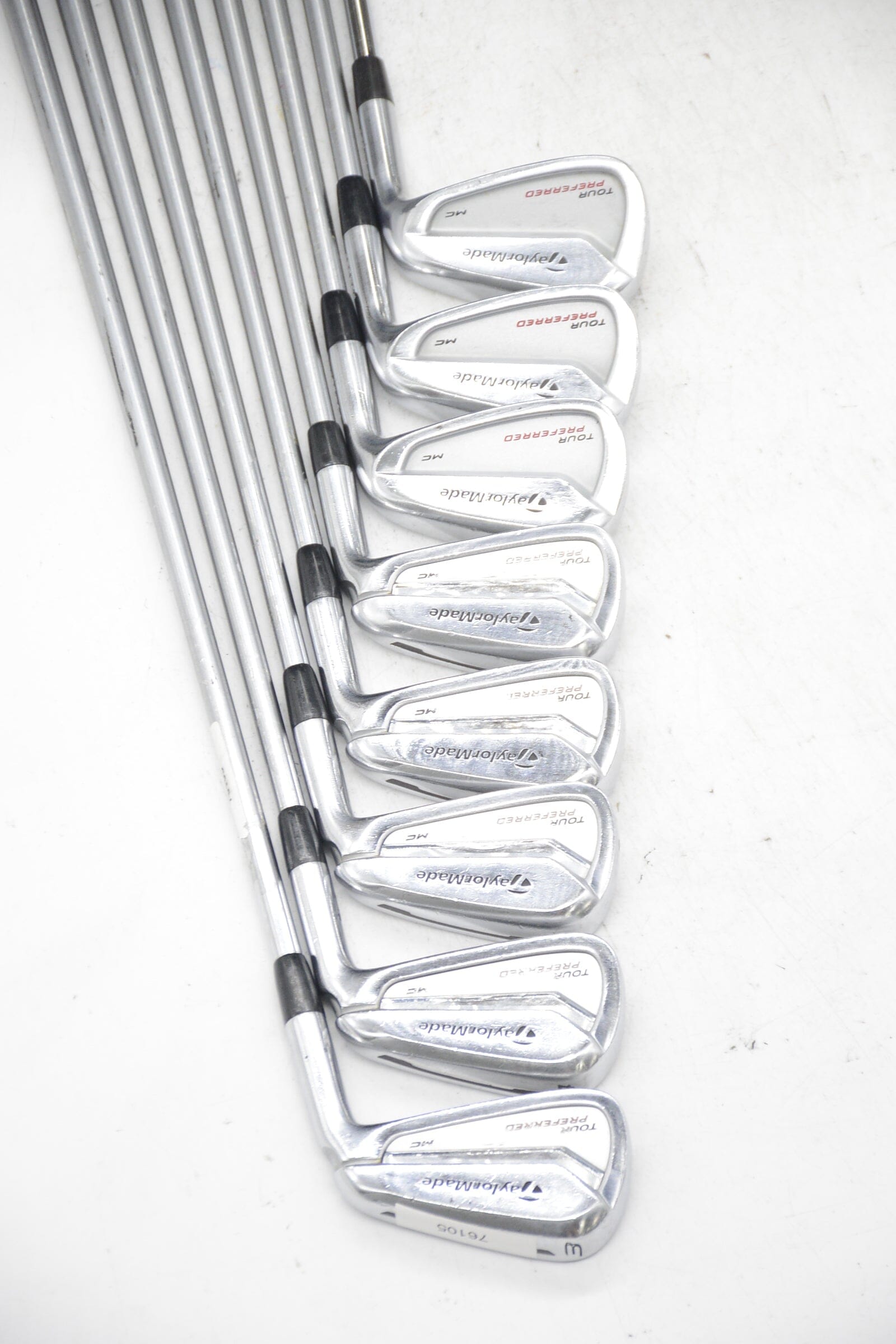 TaylorMade Tour Preferred MC 2012 3-PW Iron Set S Flex Std Length Golf Clubs GolfRoots 