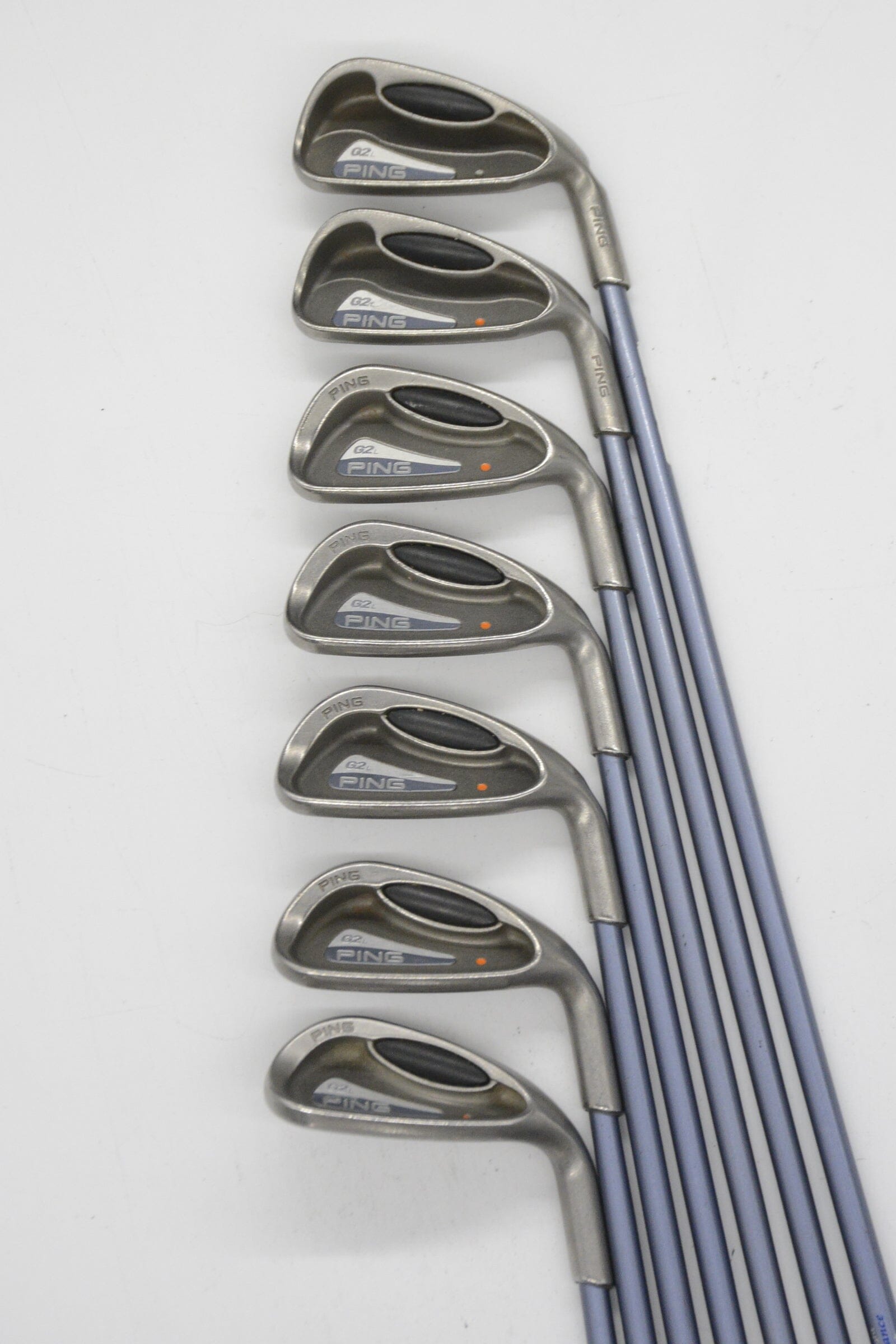 Women's Ping G2L 4-5, 7-PW, SW Iron Set W Flex -0.5" Golf Clubs GolfRoots 