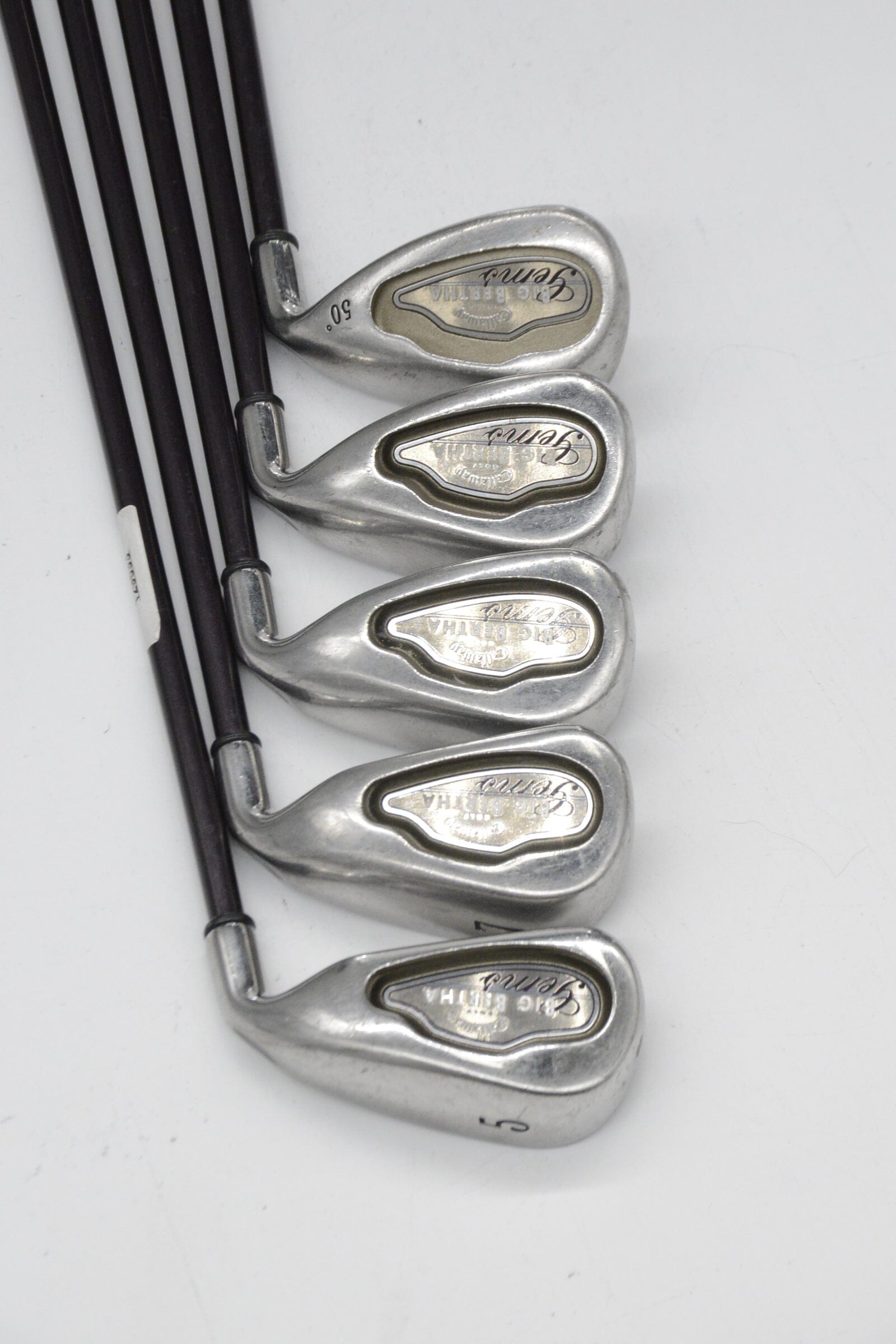 Women's Callaway Big Bertha Gems 5, 7-PW Iron Set W Flex -0.5" Golf Clubs GolfRoots 