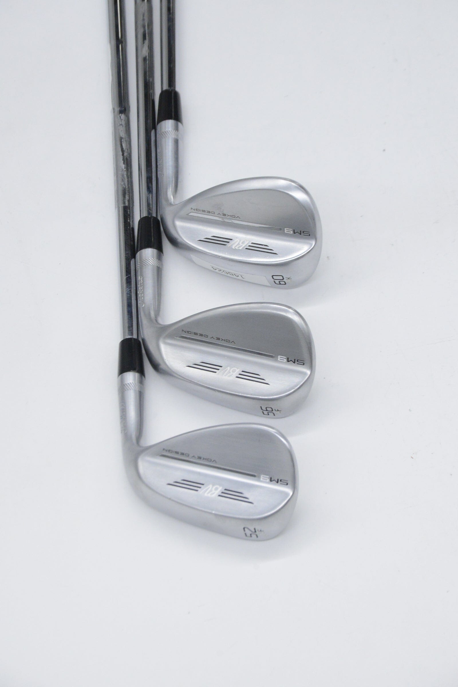 Titleist Vokey SM9 Tour Chrome 52, 56, 60 Degree Wedge Set Wedge Flex Golf Clubs GolfRoots 