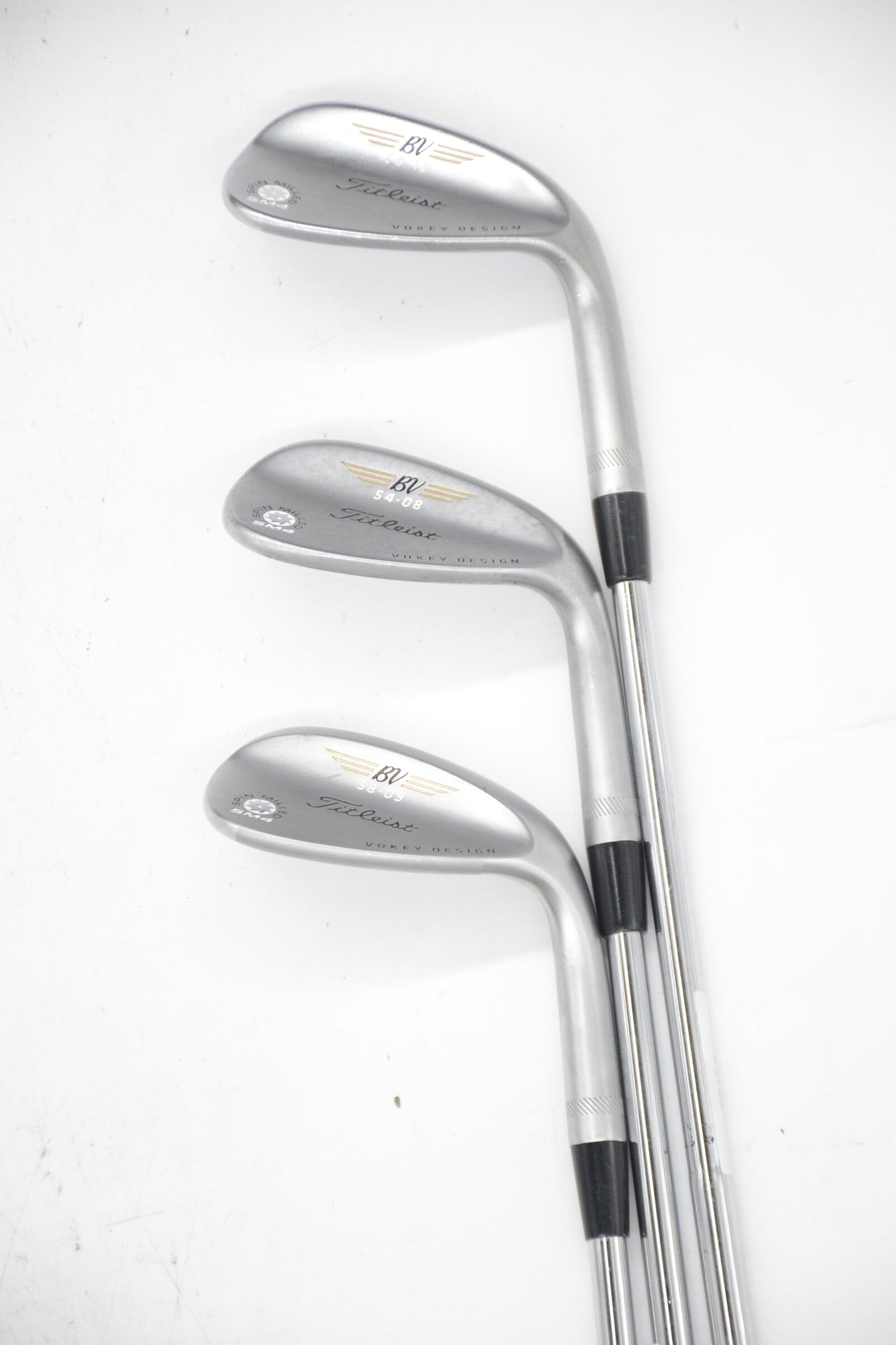 Titleist Vokey SM4 Tour Chrome 50, 54, 58 Degree Wedge Set Wedge Flex Golf Clubs GolfRoots 