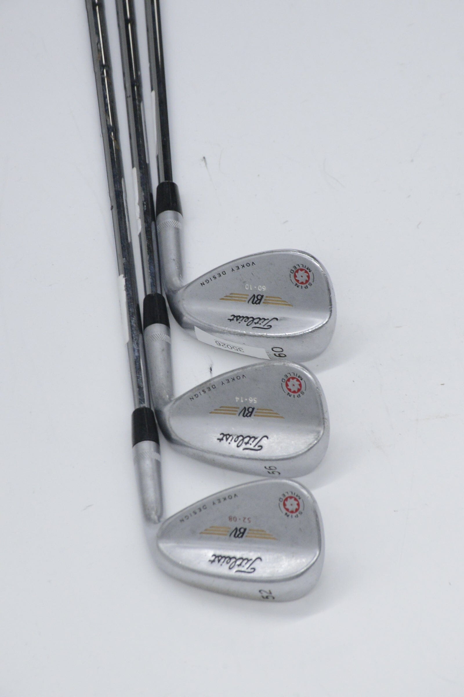 Titleist Vokey Spin Milled 52, 56, 60 Degree Wedge Set Wedge Flex