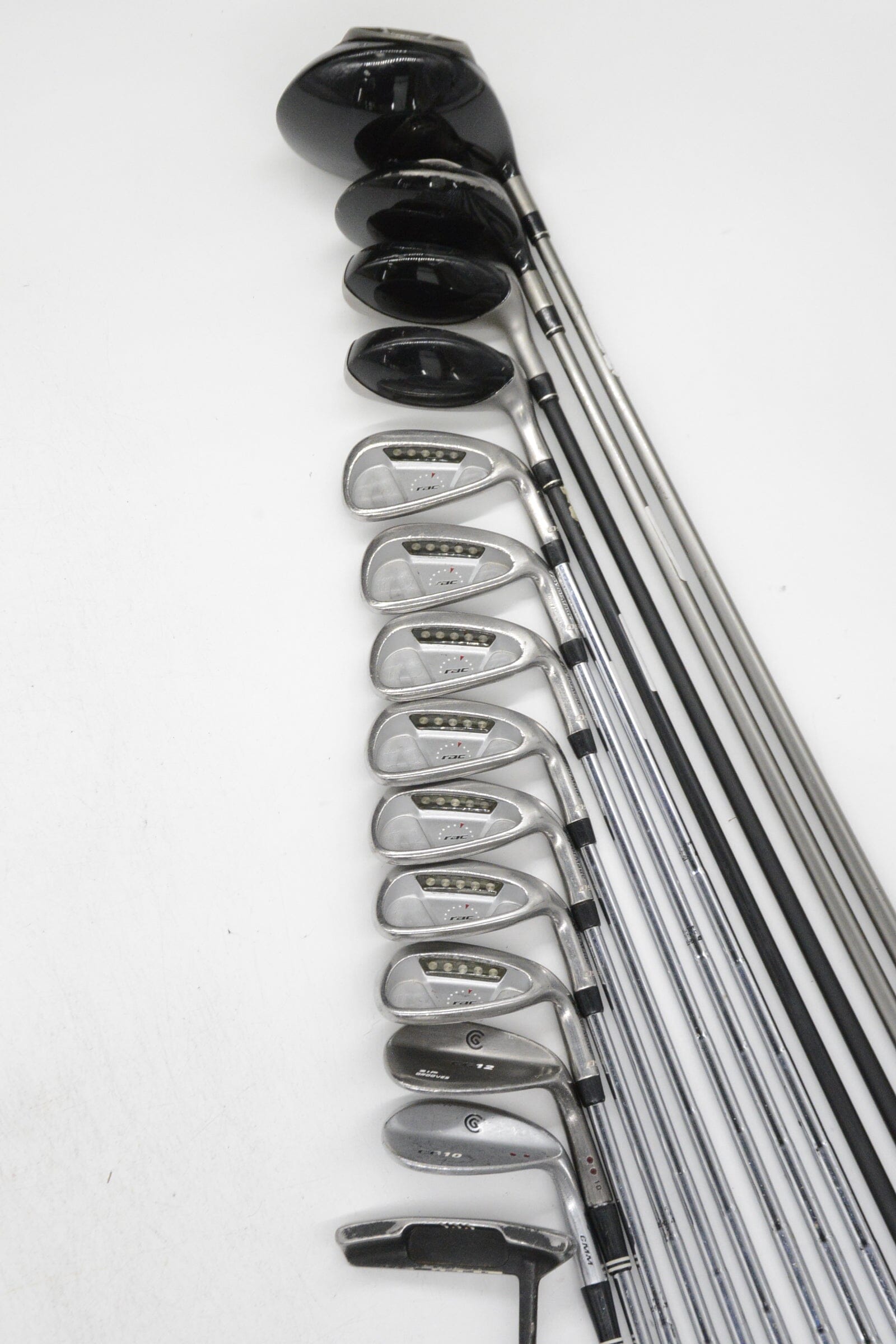 TaylorMade Rac OS Mixed Full Set S Flex -0.25" Golf Clubs GolfRoots 