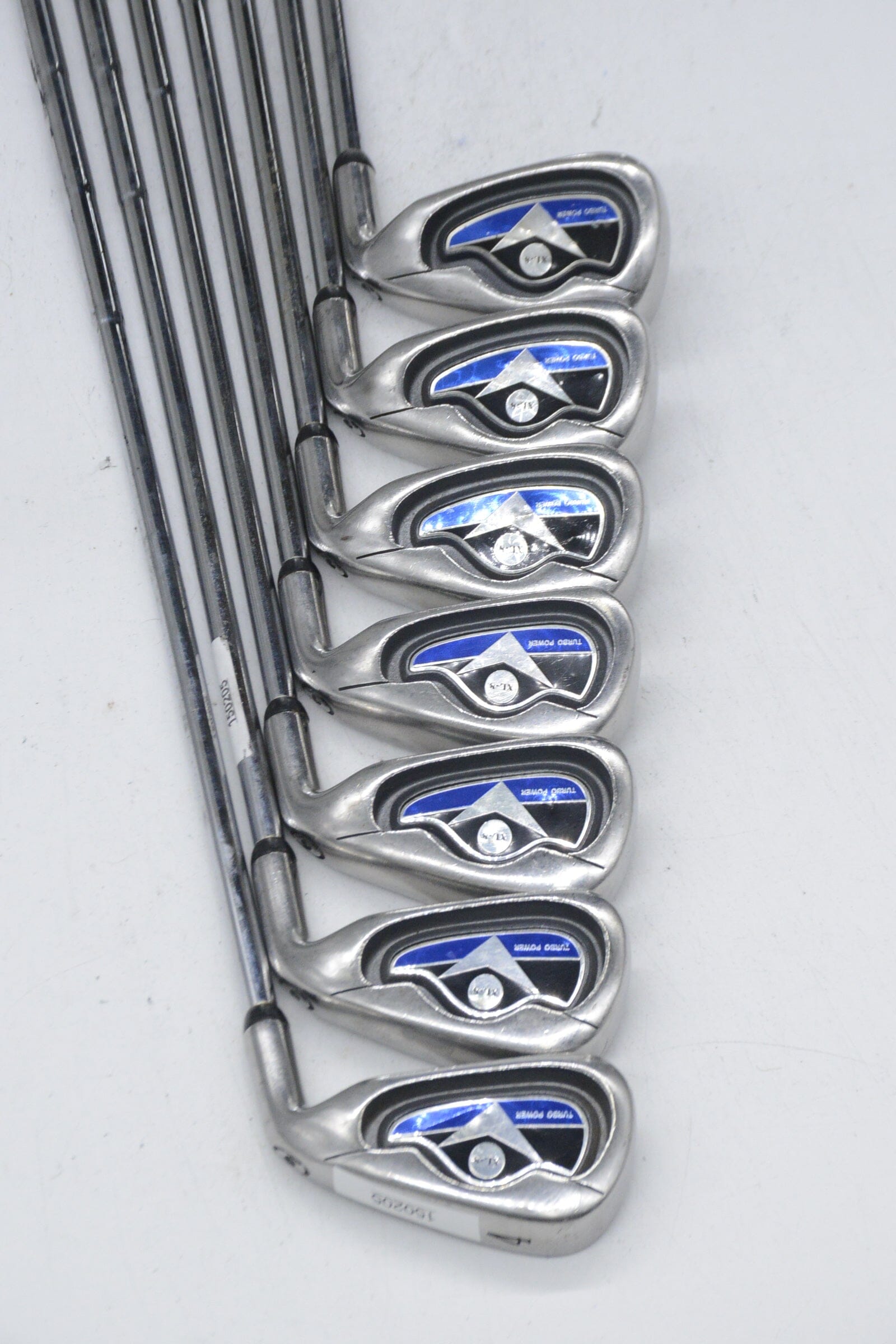 Turbo Power XL-8 4-PW Iron Set R Flex +0.25" Golf Clubs GolfRoots 