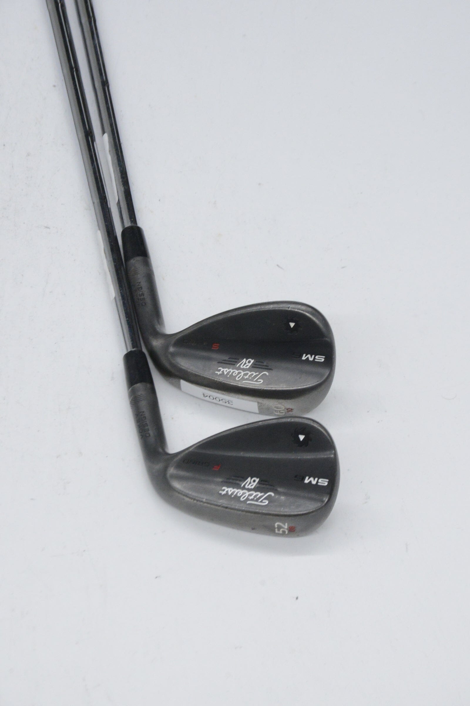 Titleist Vokey SM6 Jet Black 52 & 60 Degree Wedge Set X Flex