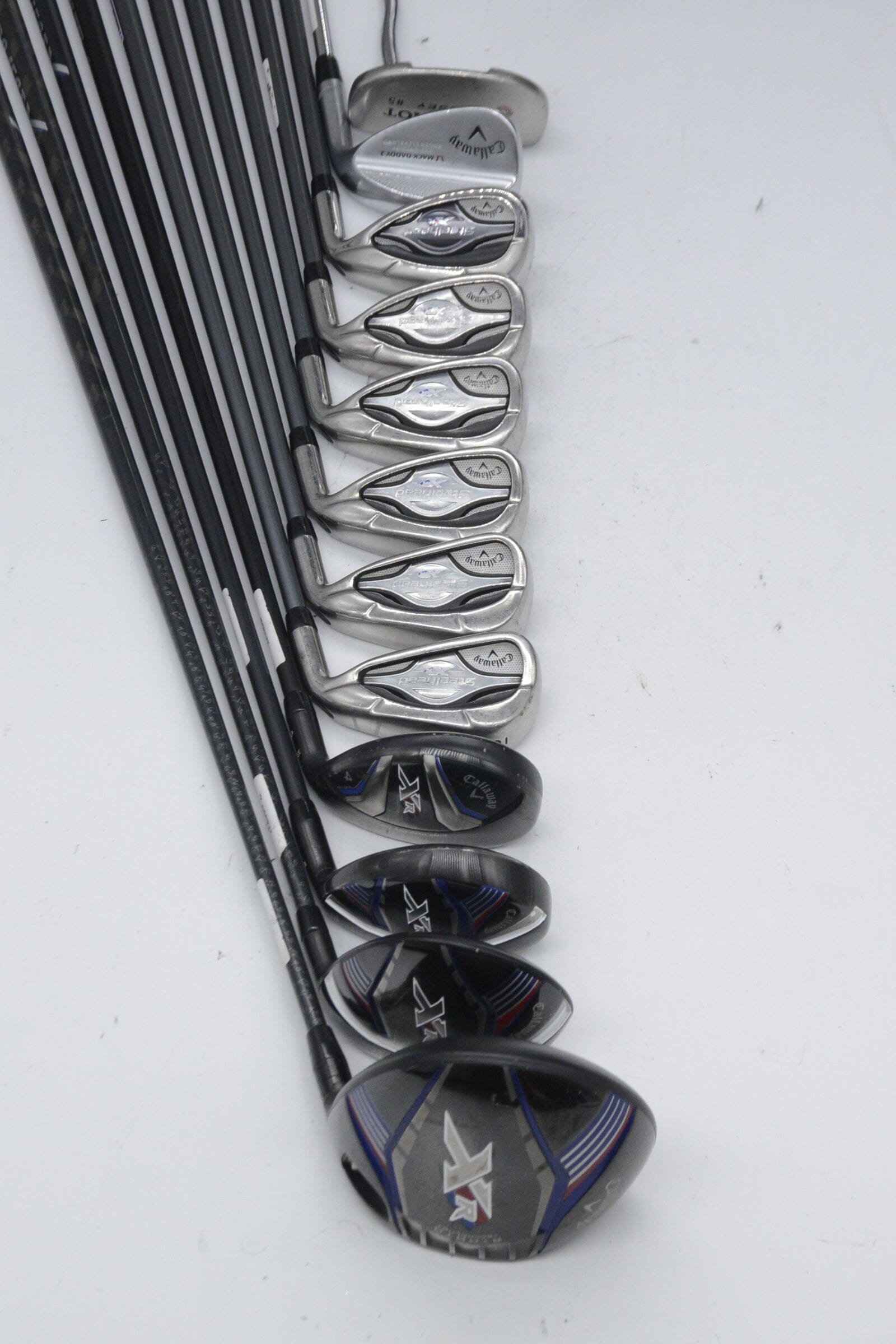 Callaway Steelhead XR Mixed Full Set R Flex -0.5" Golf Clubs GolfRoots 