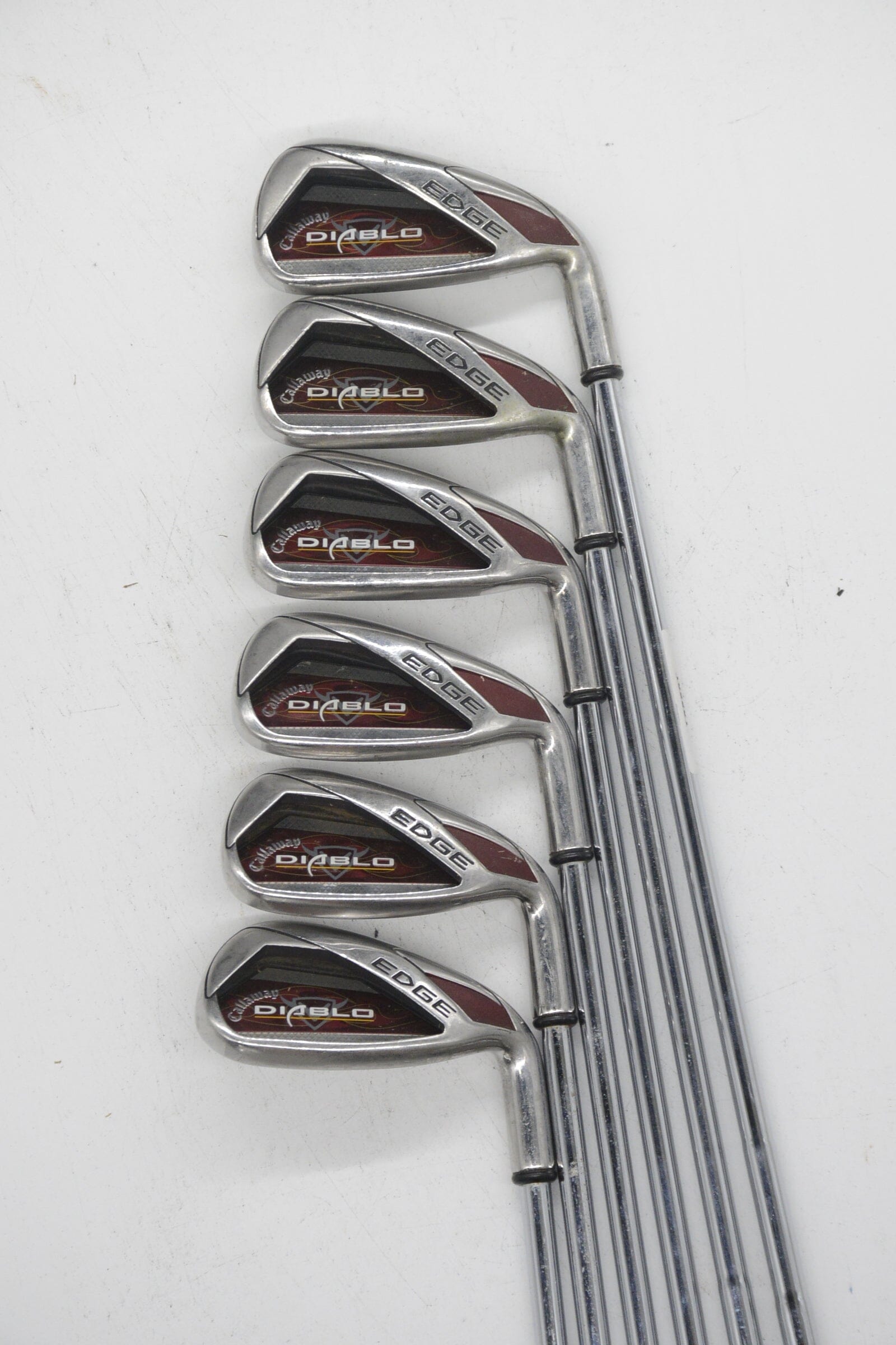Callaway Diablo Edge 5-PW Iron Set Uniflex Std Length Golf Clubs GolfRoots 