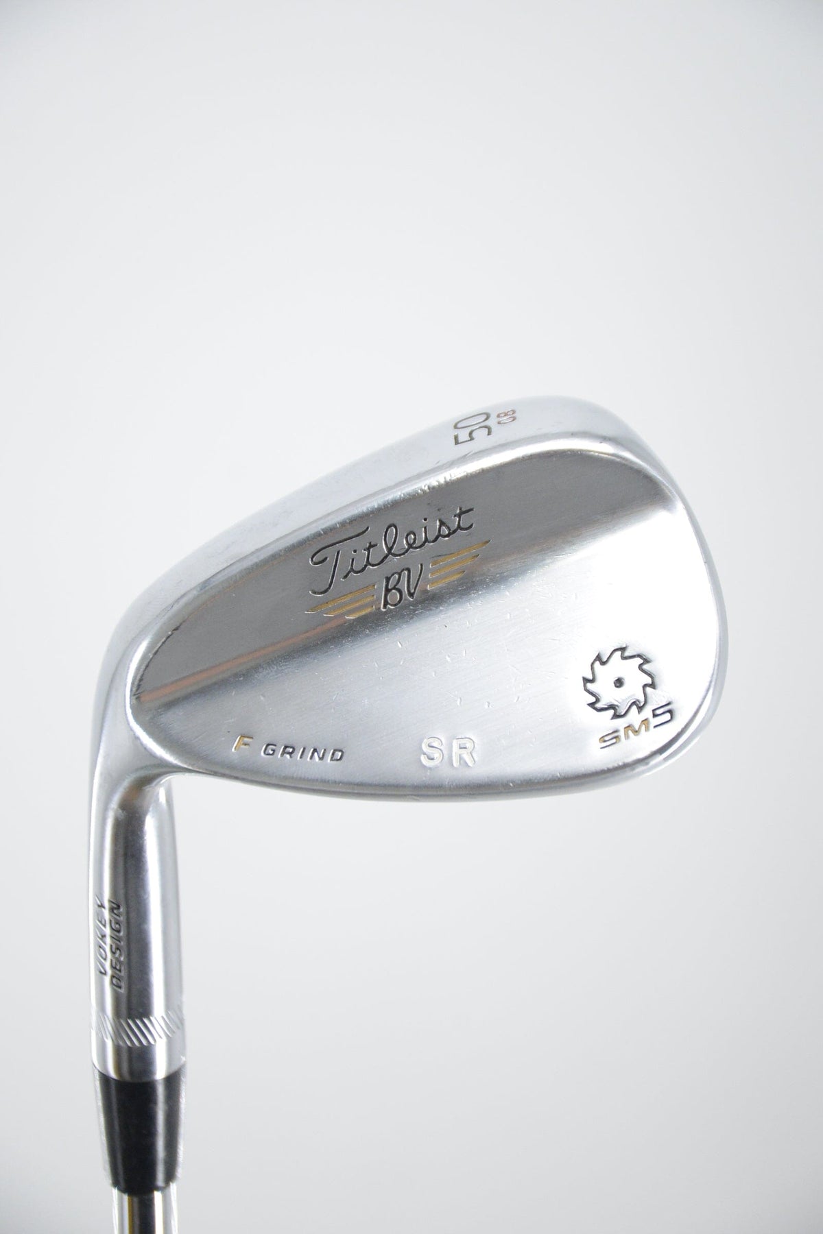 Lefty Titleist Vokey SM5 Tour Chrome 50 Degree Wedge S Flex 35.5" Golf Clubs GolfRoots 