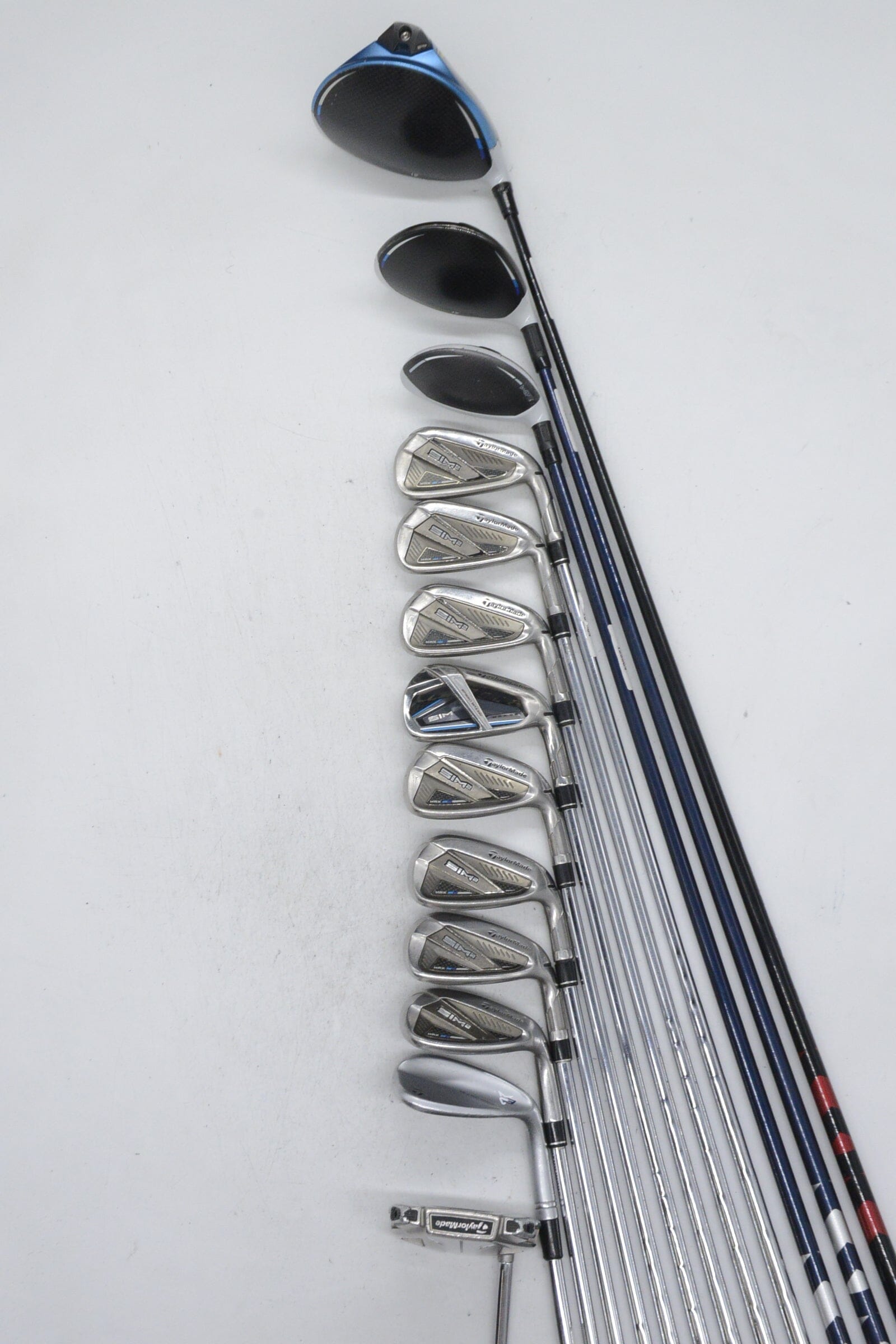 TaylorMade SIM2 Max Mixed Full Set R Flex Std Length Golf Clubs GolfRoots 