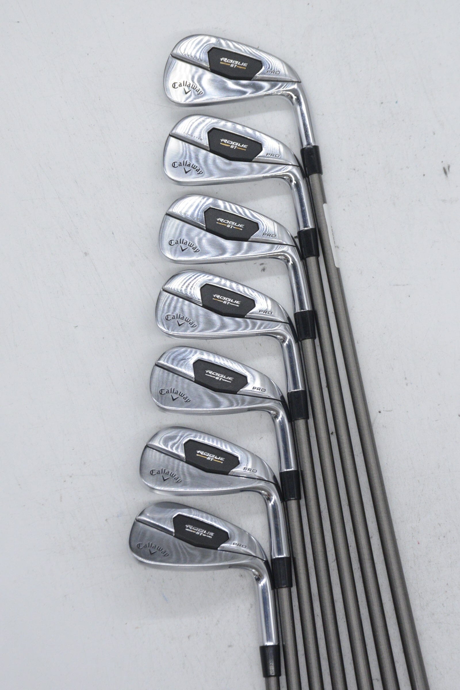 Callaway Rogue ST Pro 4-PW Iron Set SR Flex -0.75" Golf Clubs GolfRoots 