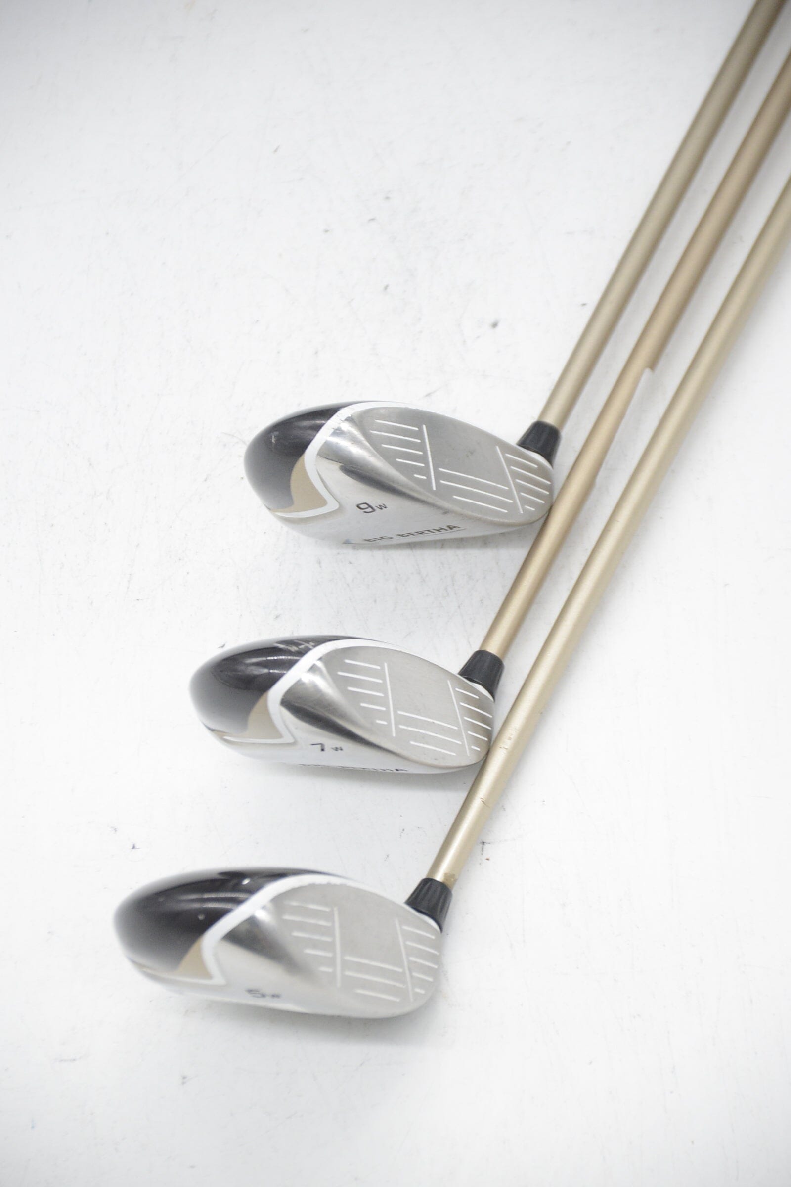 Women's Callaway Big Bertha 2008 5W, 7W, 9W Wood Set W Flex Golf Clubs GolfRoots 