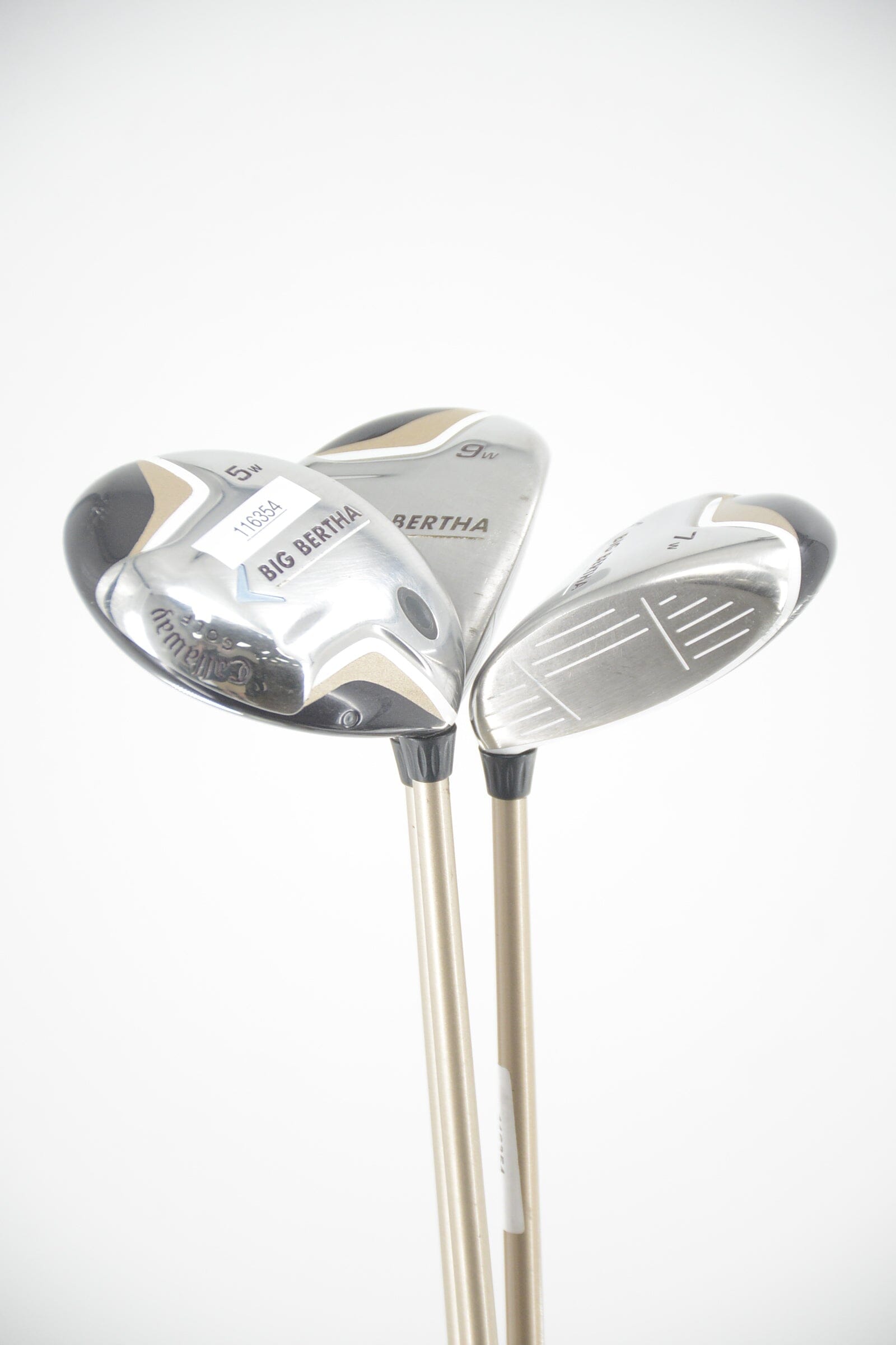 Women's Callaway Big Bertha 2008 5W, 7W, 9W Wood Set W Flex Golf Clubs GolfRoots 