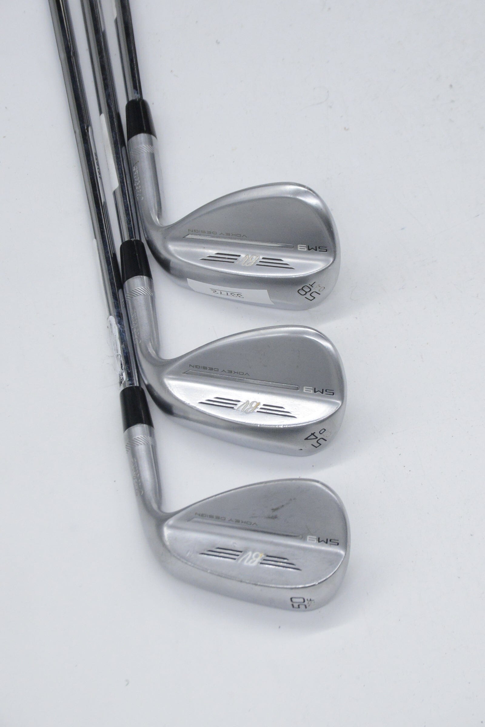 Titleist Vokey SM9 Tour Chrome 50, 54, 58 Degree Wedge Set Wedge Flex Golf Clubs GolfRoots 
