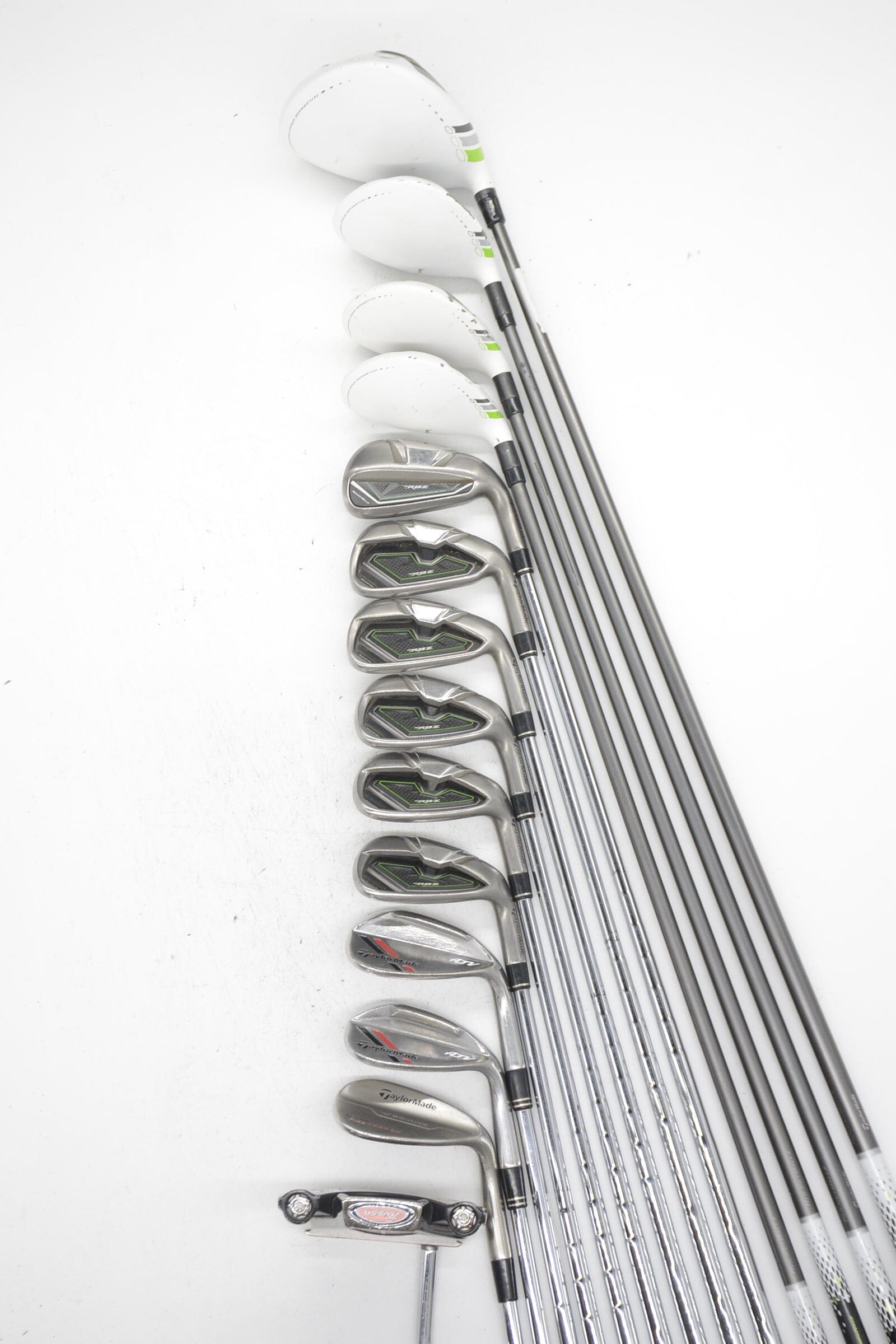 TaylorMade Rocketballz Mixed Full Set S Flex +0.75" Golf Clubs GolfRoots 
