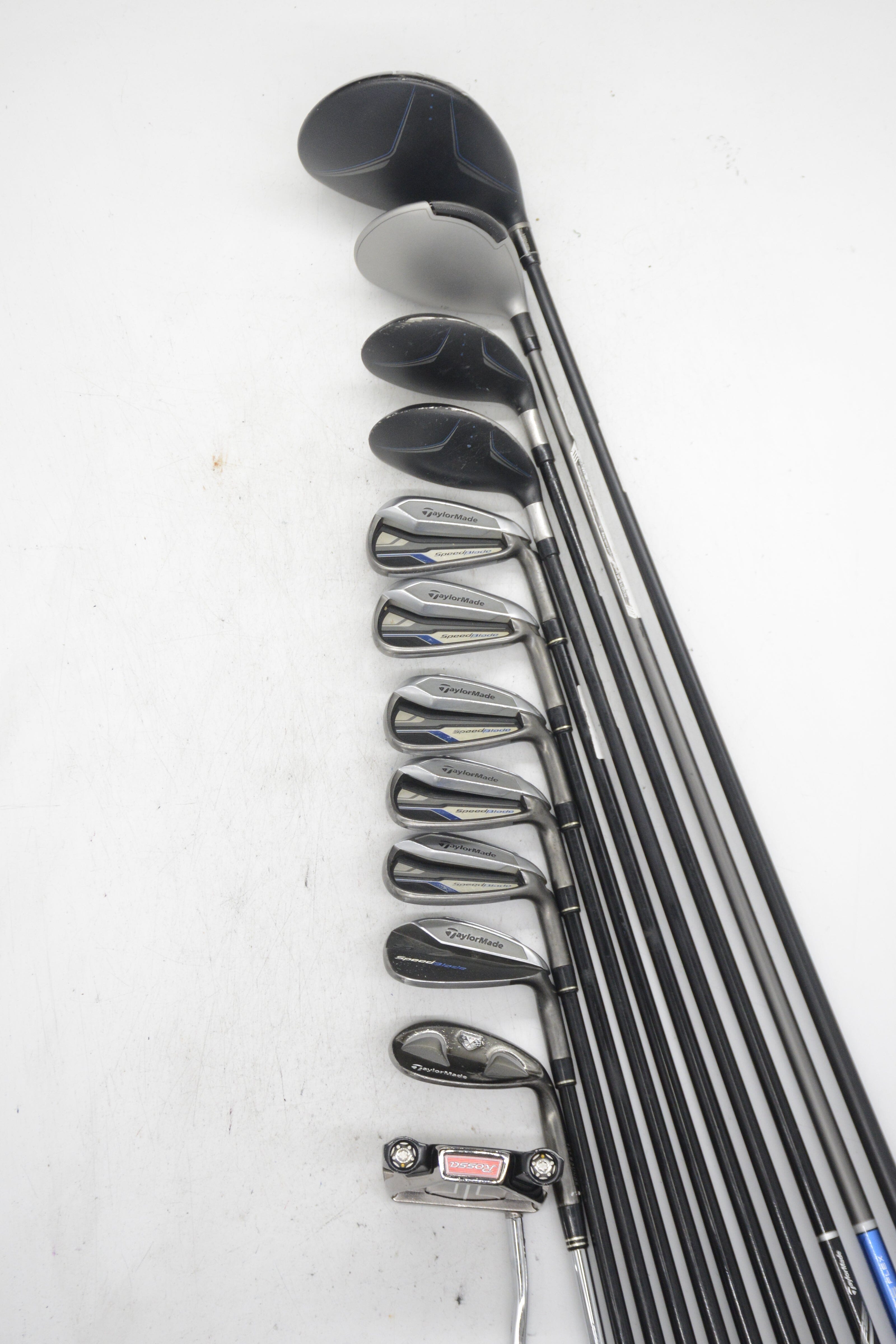 TaylorMade Speedblade Mixed Full Set SR Flex -0.25" Golf Clubs GolfRoots 