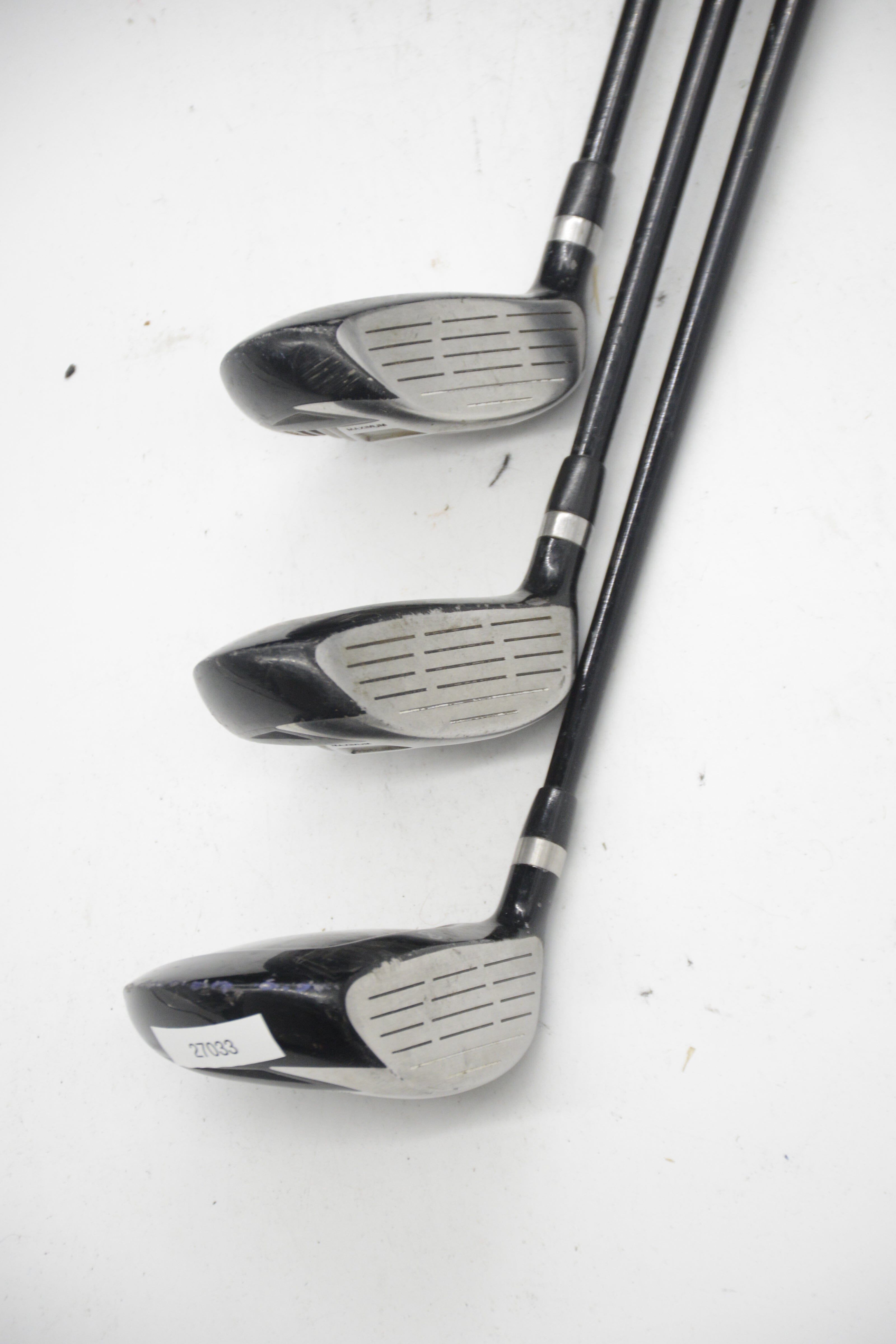 MaxFli Revolution 3W, 3H, 4H Wood Set R Flex Golf Clubs GolfRoots 